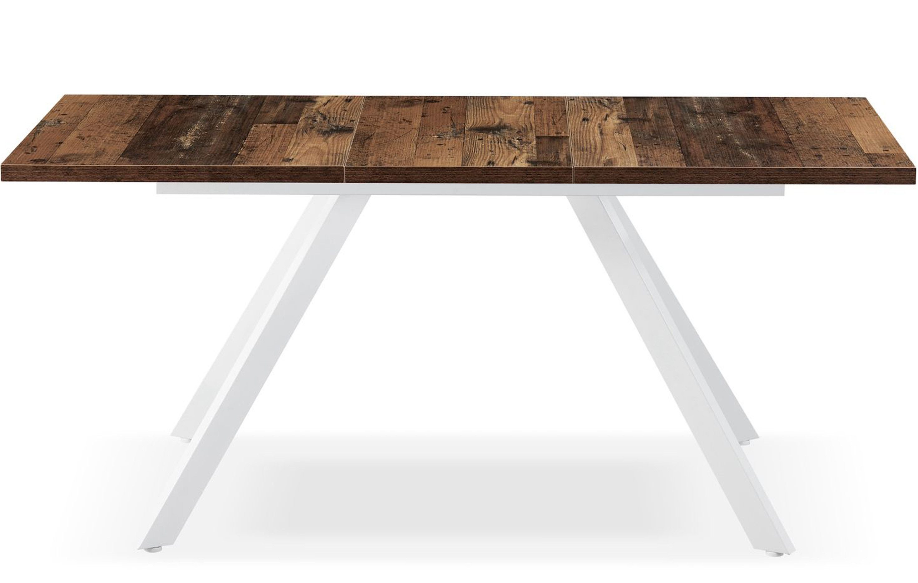 B&D home Esstisch LARS, Metallgestell schwarz oder weiß, ausziehbar 120-160 günstig online kaufen