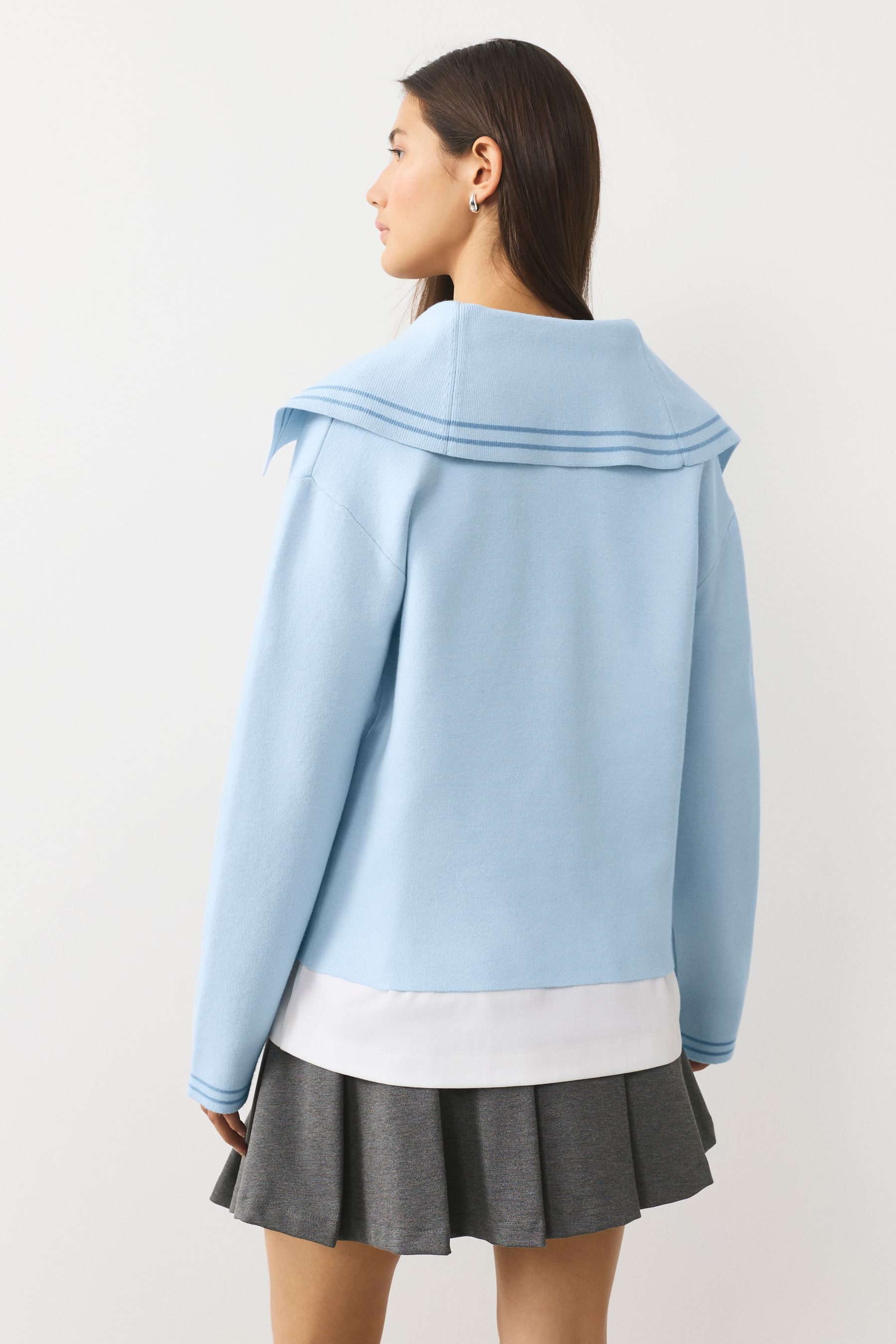 Next Cardigan Strickjacke mit Matrosenkragen (1-tlg) günstig online kaufen