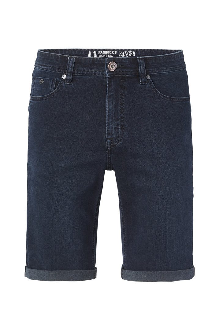 Paddock's 5-Pocket-Jeans PADDOCKS RANGER PIPE BERMUDA blue black used 80195 4109.5701 - LIGHT