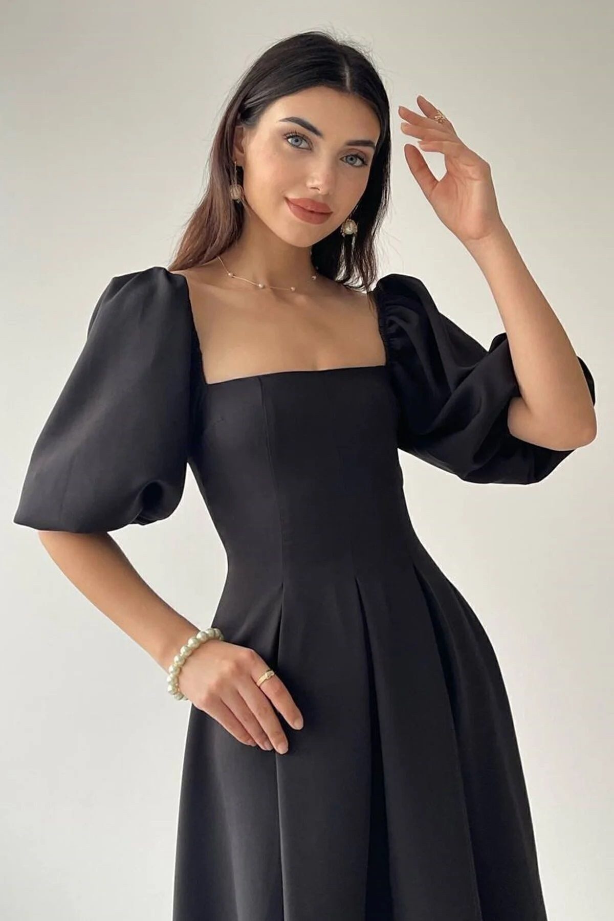 WOMAN VISION Minikleid Damen Schwarzes Trägerloses günstig online kaufen