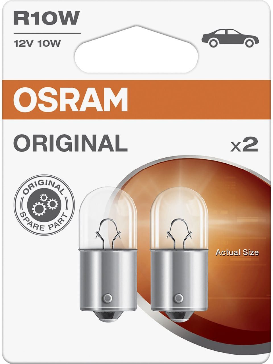Osram KFZ-Ersatzleuchte Osram Signallampe R10W Original 2.0 2 Stück