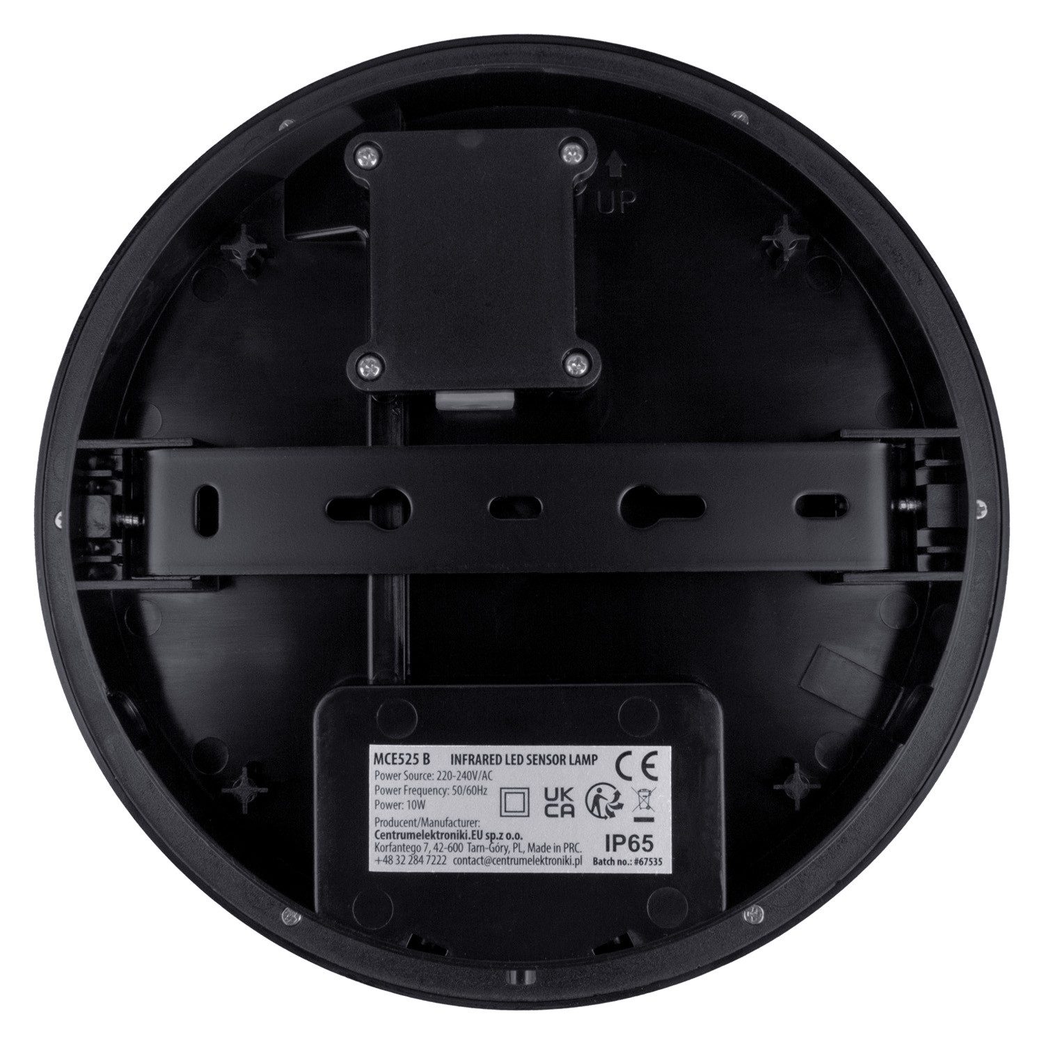 Maclean LED Außen-Wandleuchte mit PIR-Bewegungssensor MCE525, LED fest integriert, neutralweiß, 10 W, IP65, 1000 lm, neutrale Farbe