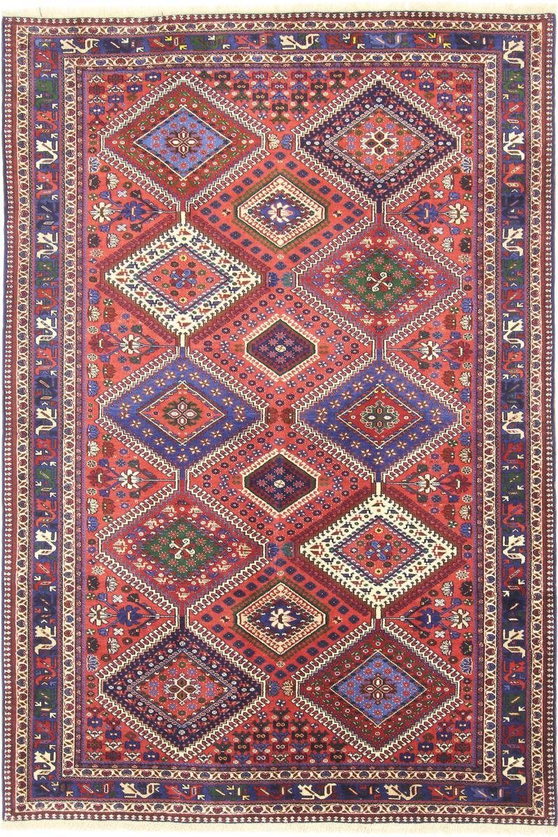 Orientteppich Yalameh 165x245 Handgeknüpfter Orientteppich / Perserteppich, Nain Trading, rechteckig, Höhe: 12 mm