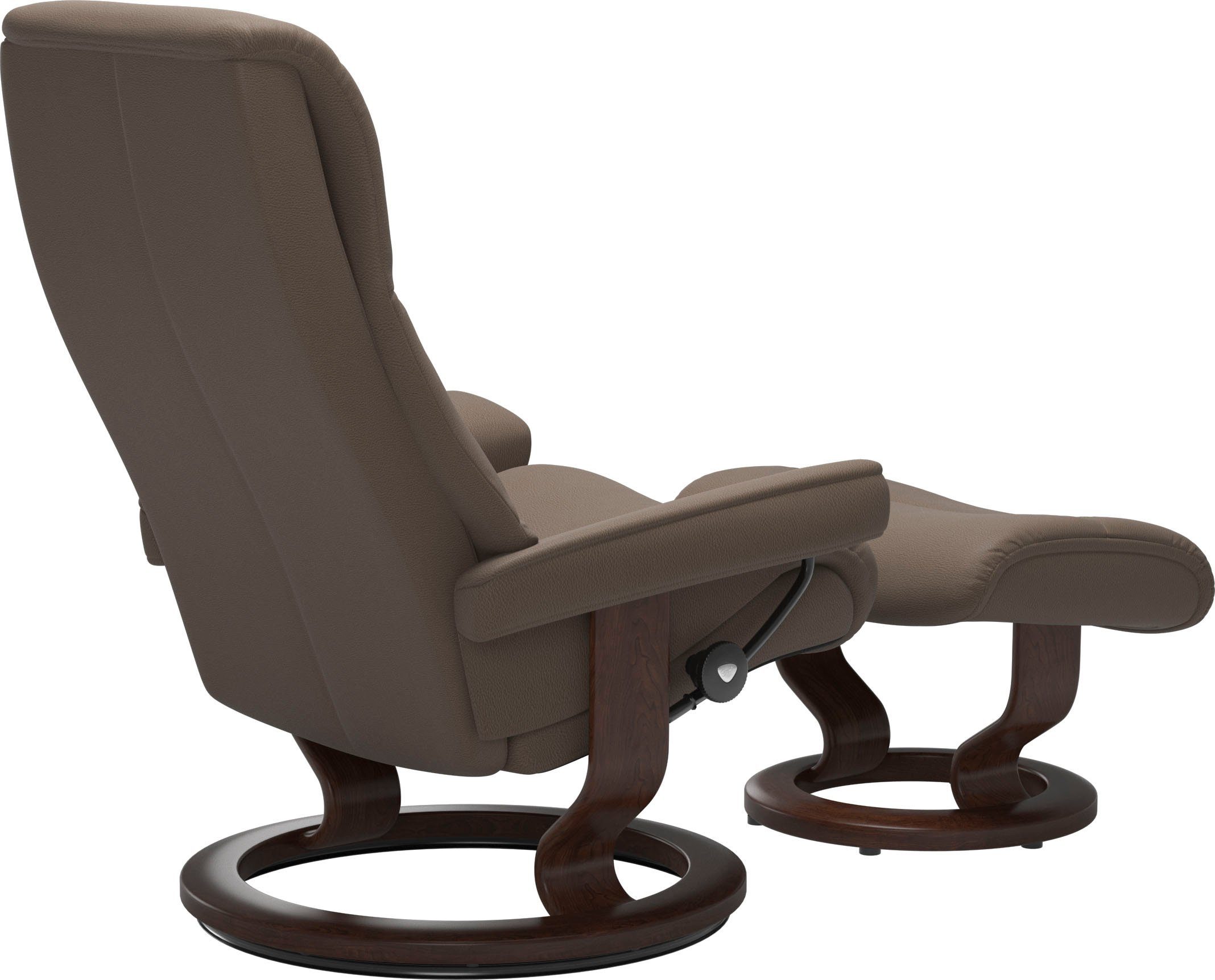 Braun Classic Stressless® Relaxsessel View, mit M,Gestell Größe Base,