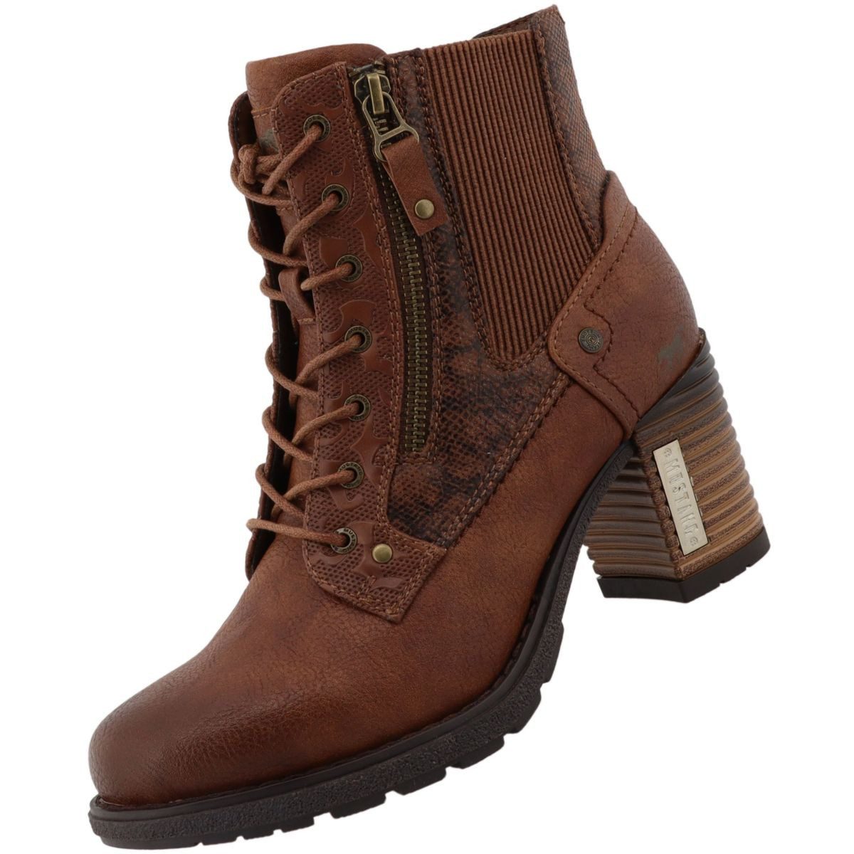 Mustang Shoes 15M0182001-brown Stiefelette günstig online kaufen