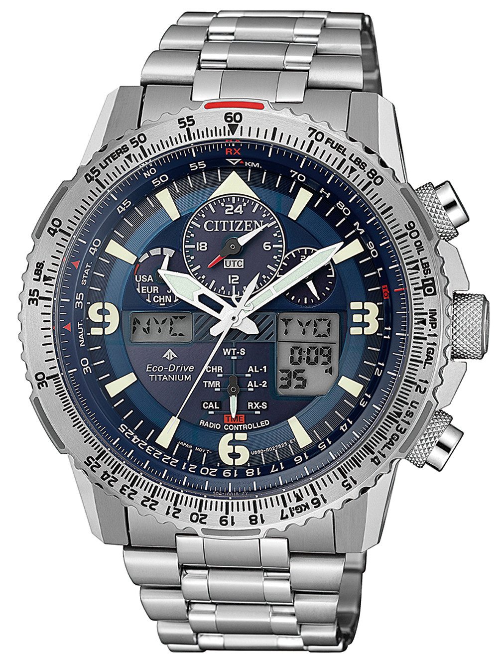 Citizen Quarzuhr Citizen JY8100-80L Promaster Sky Chronograph Herrenuhr 45mm 20ATM Citizen JY8100-80L Promaster Sky Chronograph Herrenuhr 45mm 20ATM