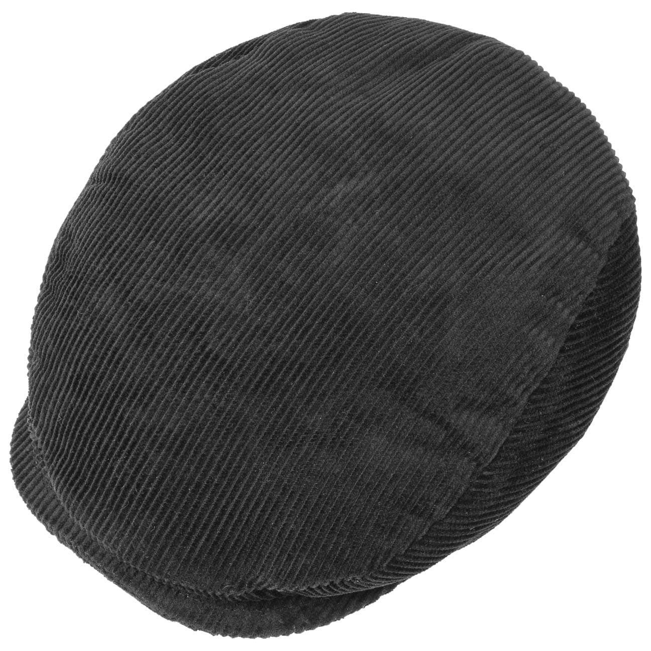 Cap in Flat Schirm, Italy Made schwarz Lipodo Baumwollcap mit (1-St)