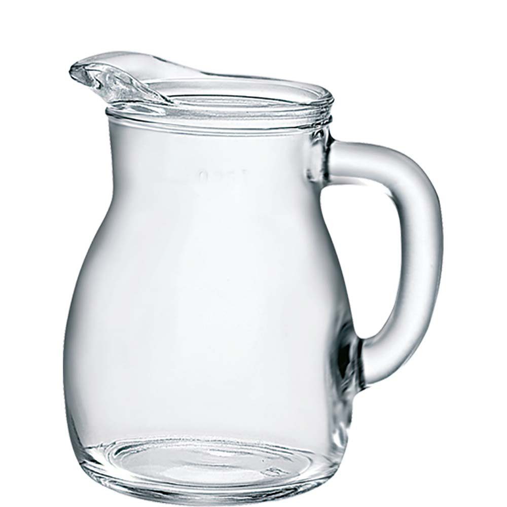 Bormioli Rocco Wasserkrug Bistrot, Krug 300ml mit Füllstrich 025l Glas transparent 1 Stück