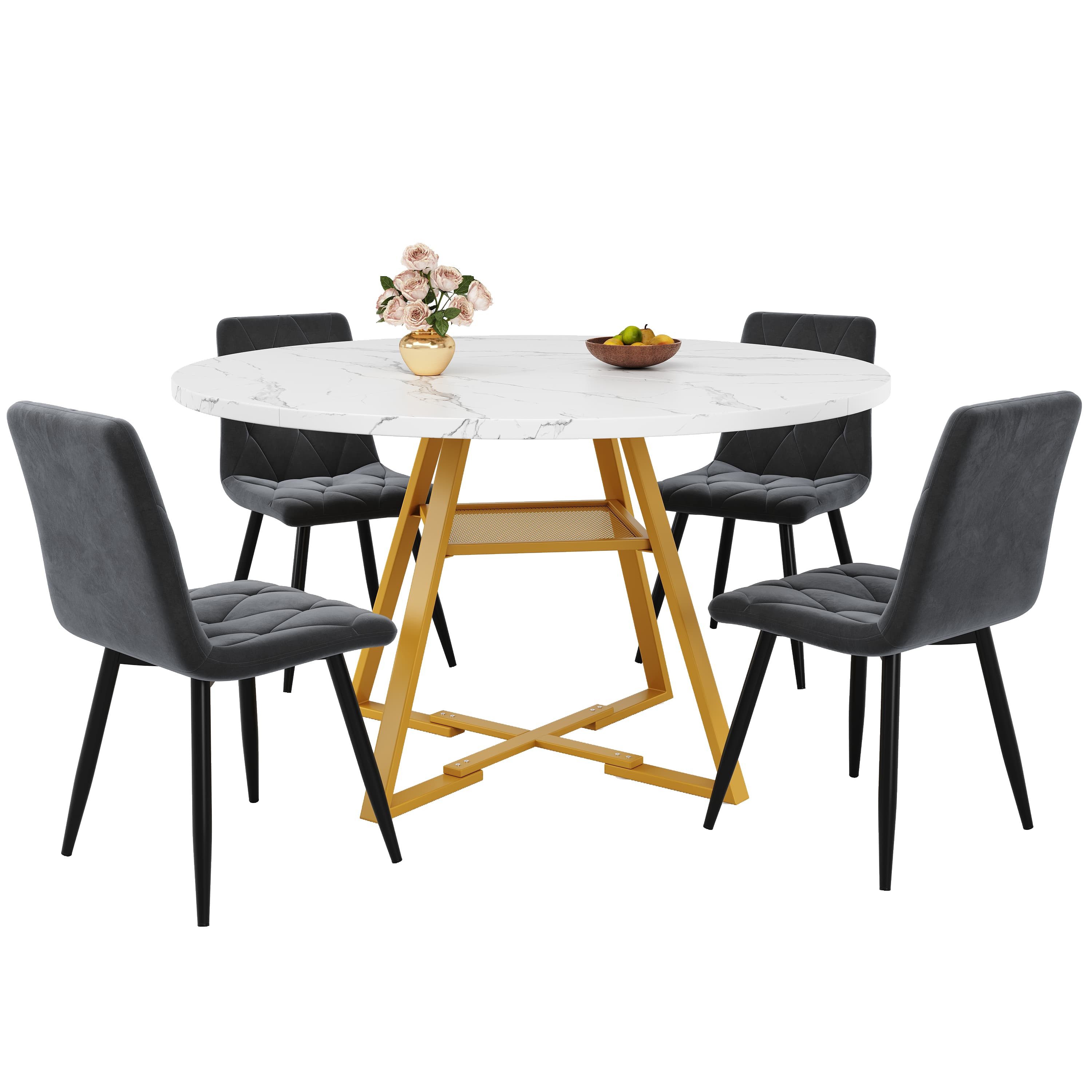 ANYSUN Esstisch Küchentisch Frühstückstisch (Set, 1Tisch), Breite 120 cm