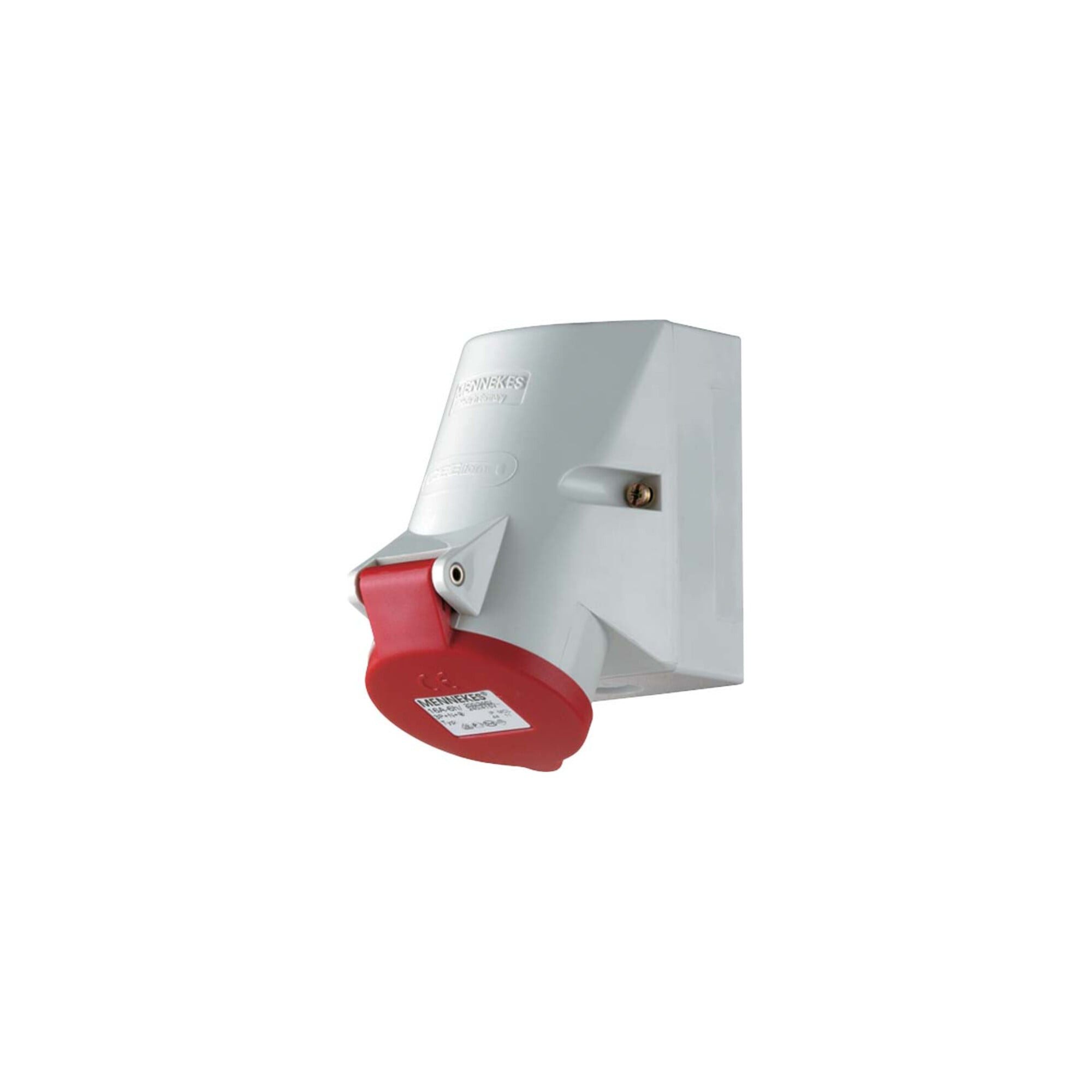 Mennekes CEE-Stecker Mennekes Wanddose TwinCONTACT 16A,5p,6h,400V,IP44 3331