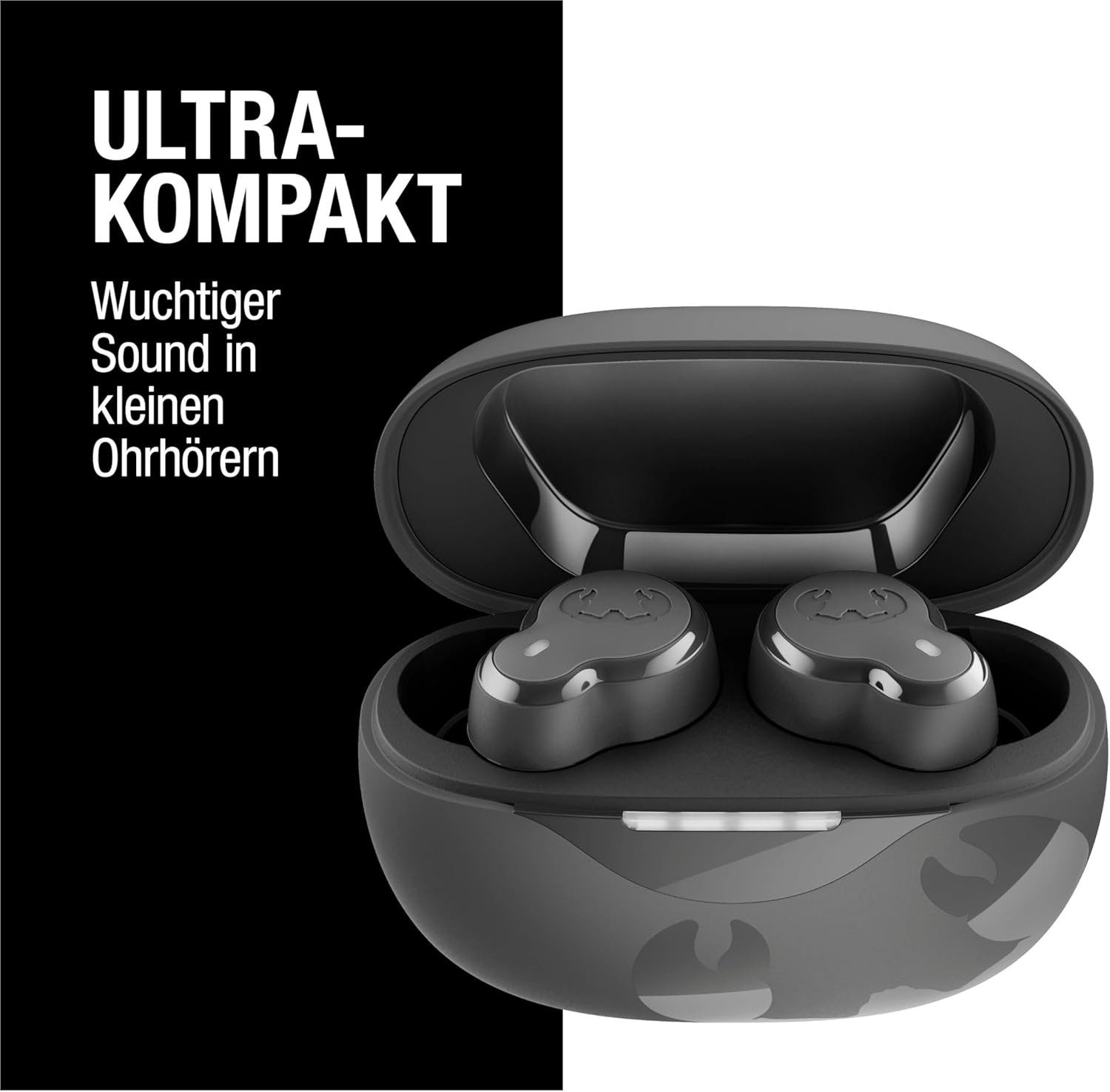 Fresh 'n Rebel True Wireless Kopfhörer mit 30h Laufzeit & klaren Anrufen In-Ear-Kopfhörer (Genieße kabellose Freiheit mit Bluetooth 5.4 und klarer Audioqualität bei Musik und Anrufen unterwegs., Kompakte Stereo Headphones mit Ladecase, stabiler Verbindung & Komfort)