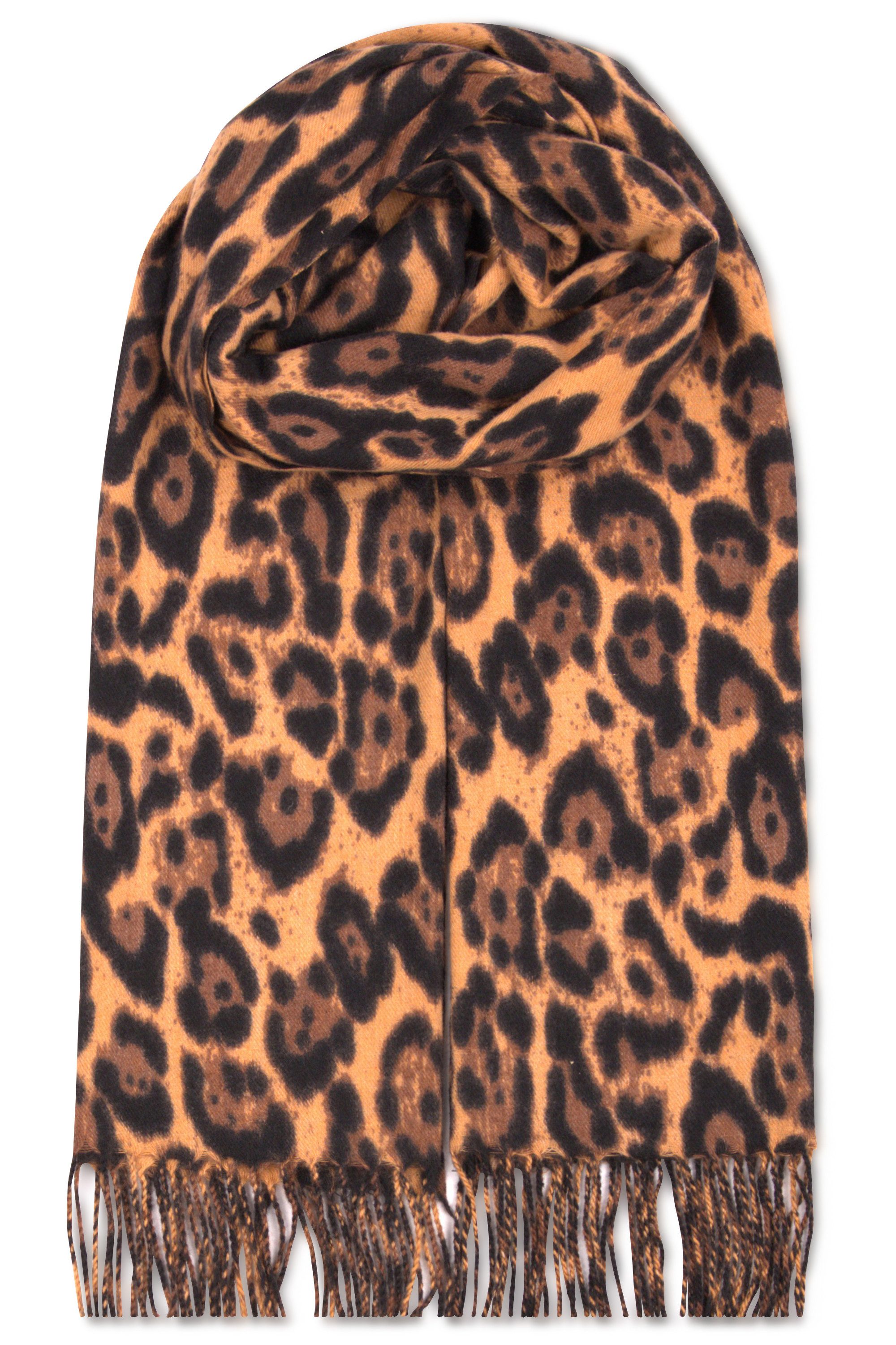Modeschal XXl Animal Print Schal S605