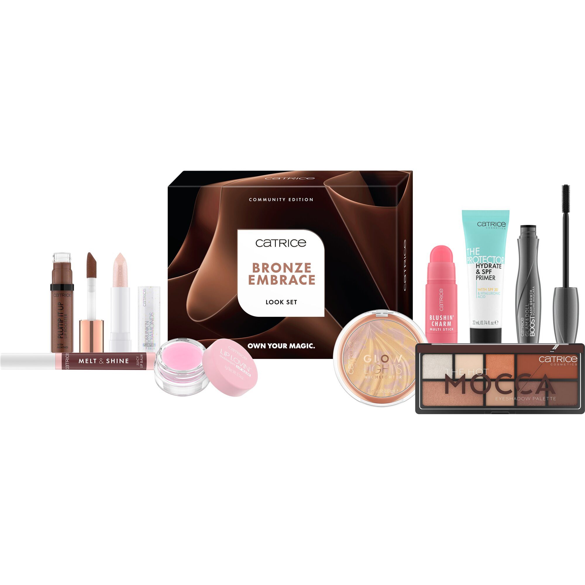 Catrice Augen-Make-Up-Set Bronze Embrace Look Set, 9-tlg.