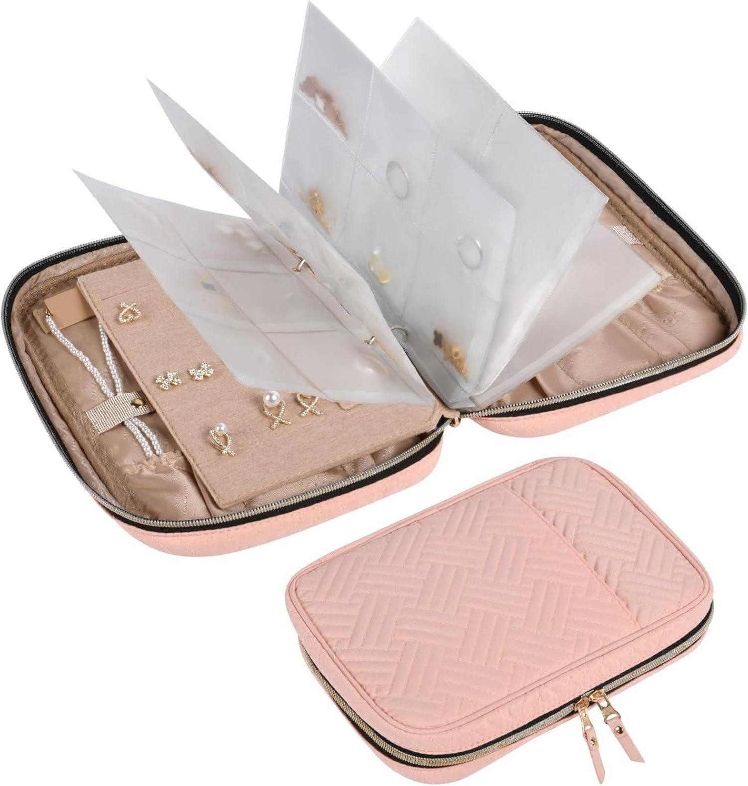 Kosmetiktasche Schmuck Organizer Tasche für Reise - Platz für