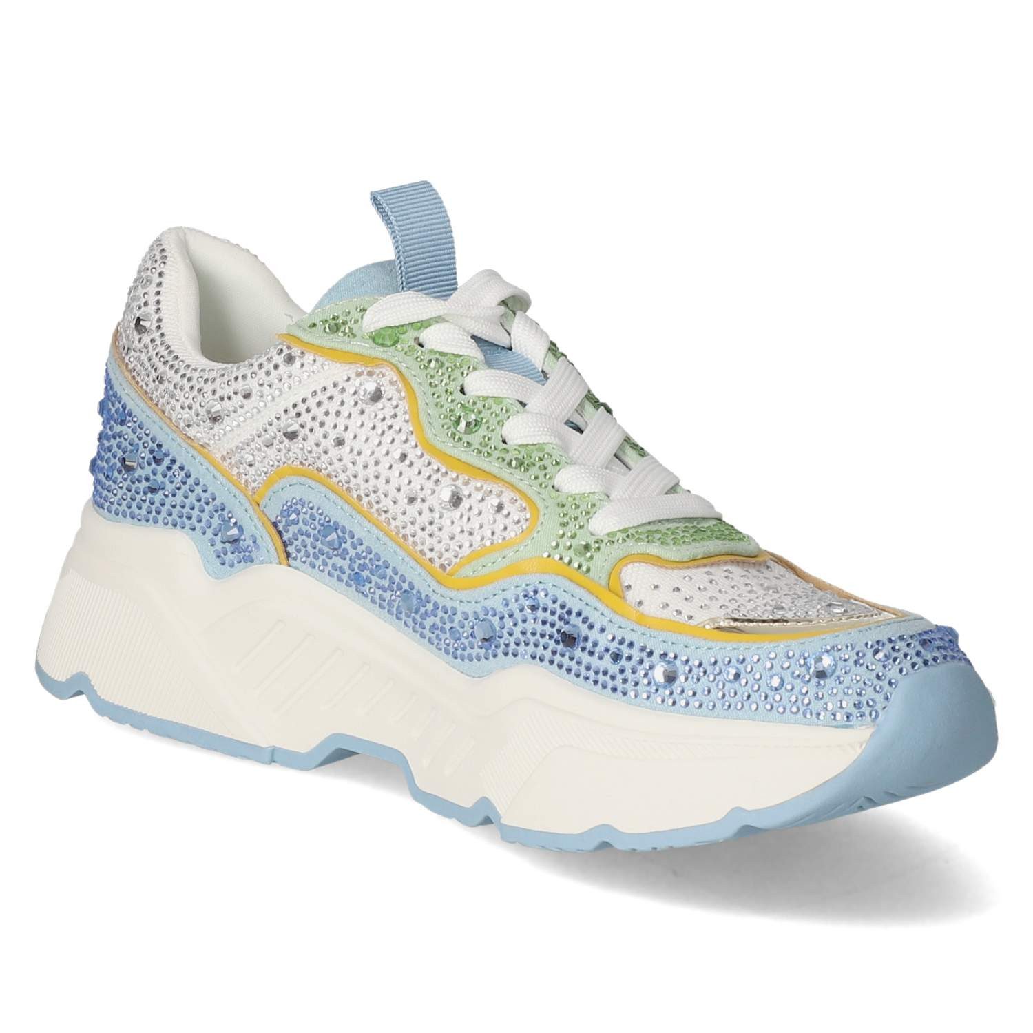 La Strada La Strada 2211242 2261 Damen Textil & Synthetik hellblau Schnürschuh