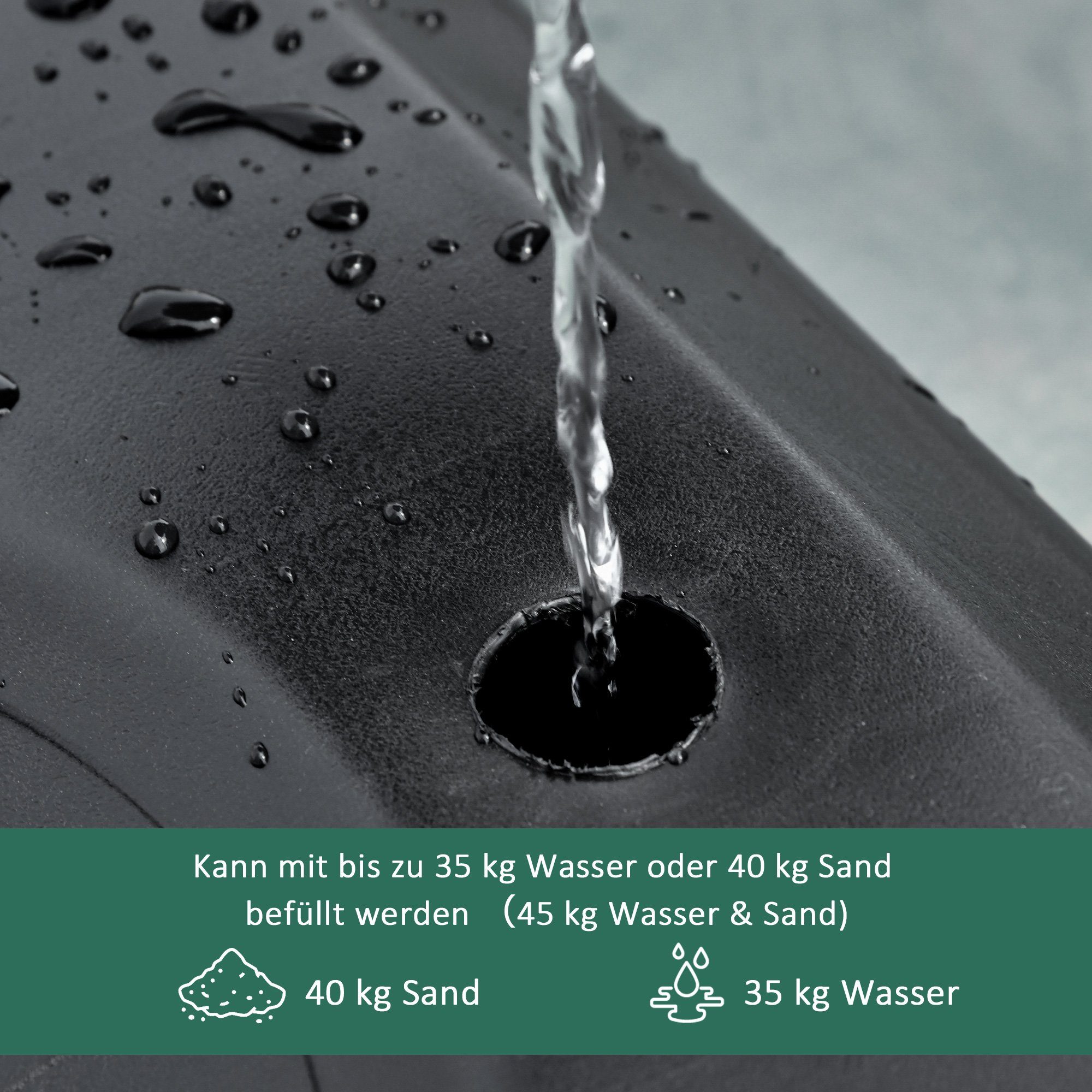 HOMCOM Basketballständer Basketballkorb höhenverstellbar