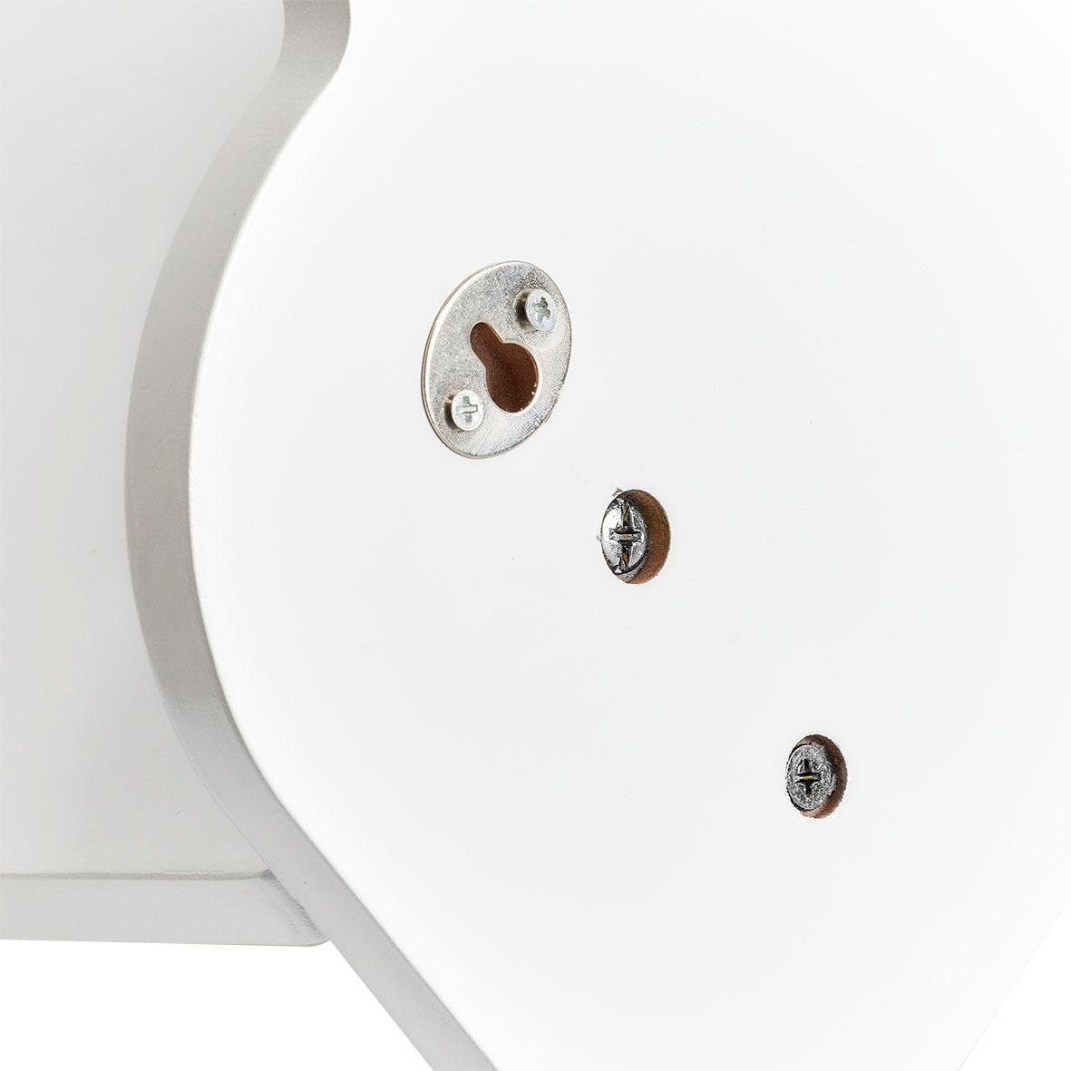 Zeller Present Garderobenleiste Wolke, praktische Wandgarderobe für Kinderjacken im Wolkendesign