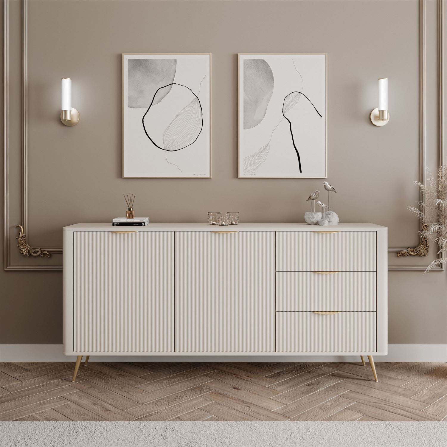 Lookway Kommode SCARLETT 163 2D3S mit Schubladen