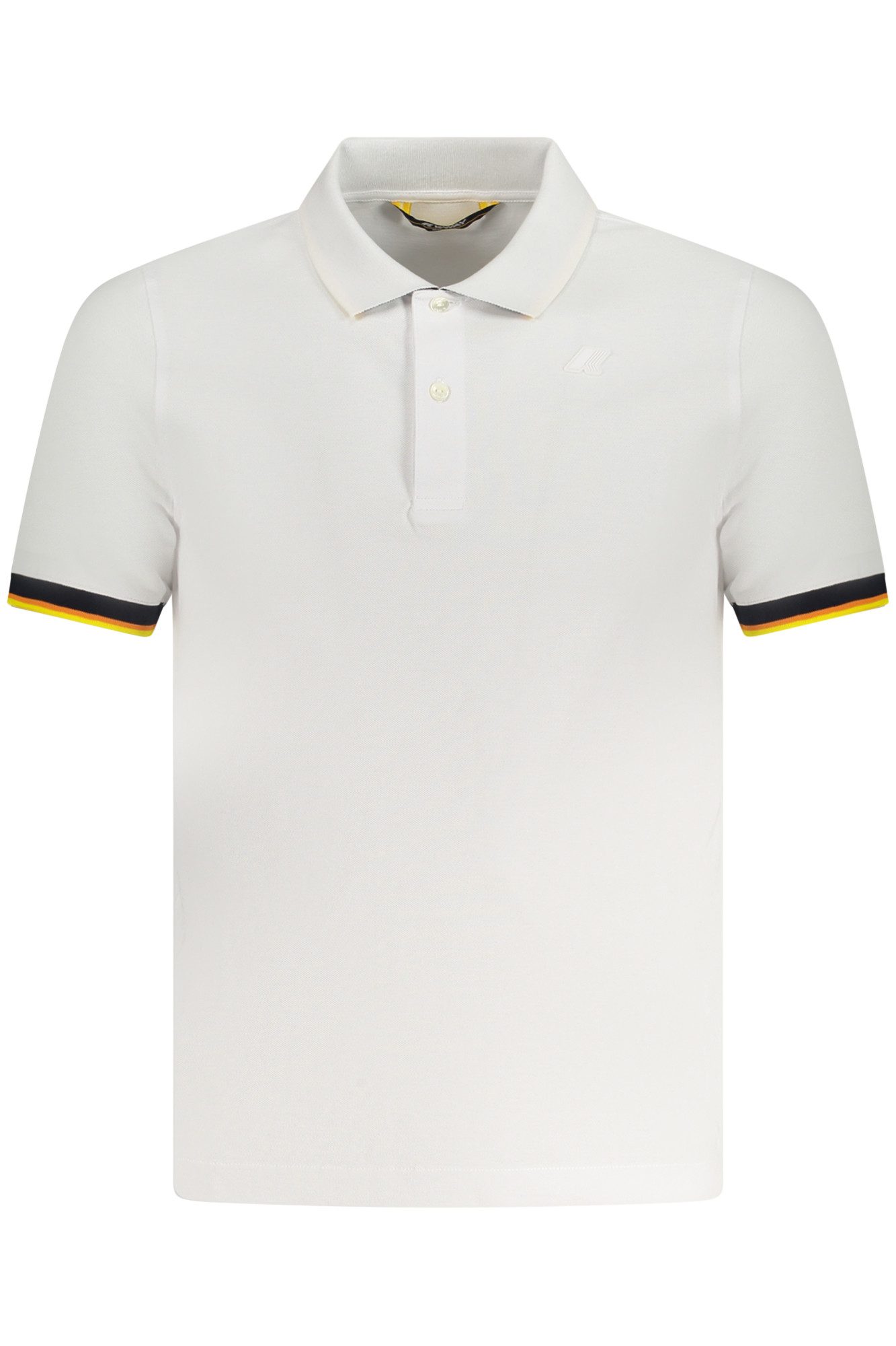 K-WAY Poloshirt Stylishes Herren Kurzarm-Poloshirt Weiß mit