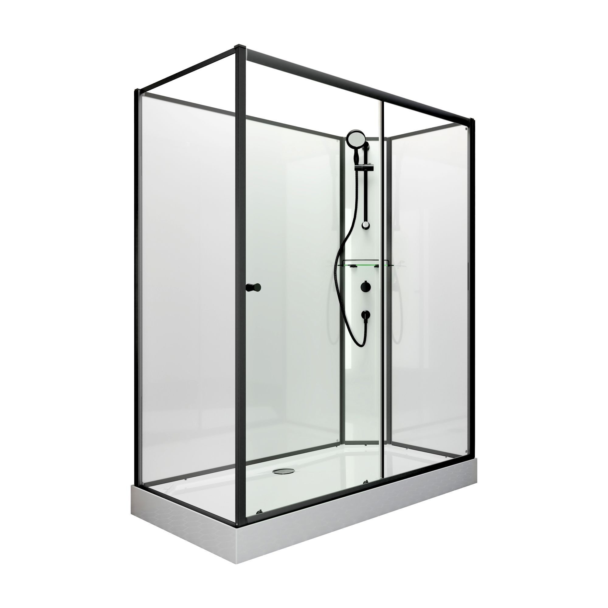 Schulte Komplettdusche Ibiza, BxT: 90x120 cm, 5 mm Sicherheitsglas, Komplet günstig online kaufen