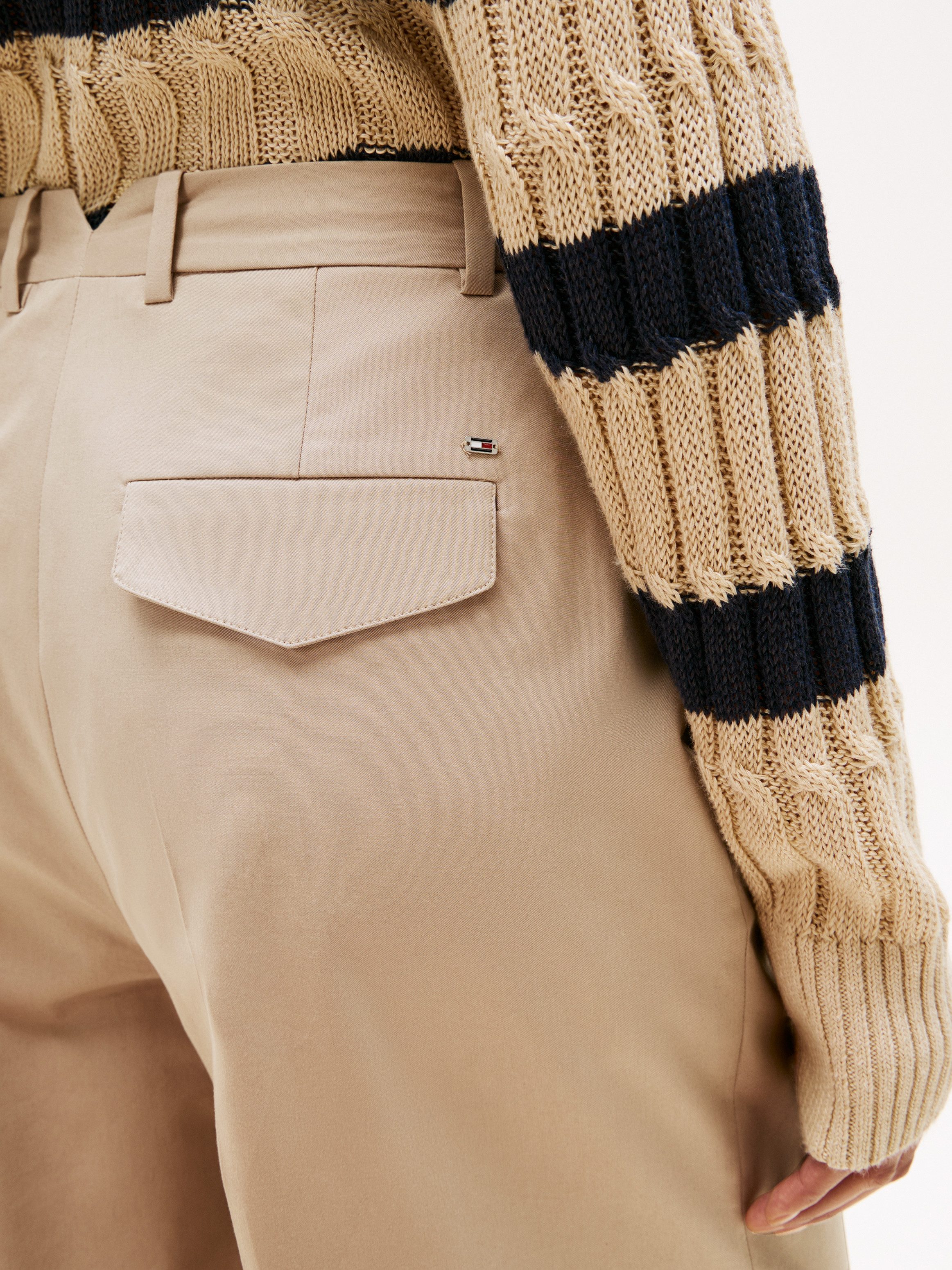 Tommy Hilfiger Chinohose COTTON WIDE LEG ANKLE CHINO PANT günstig online kaufen