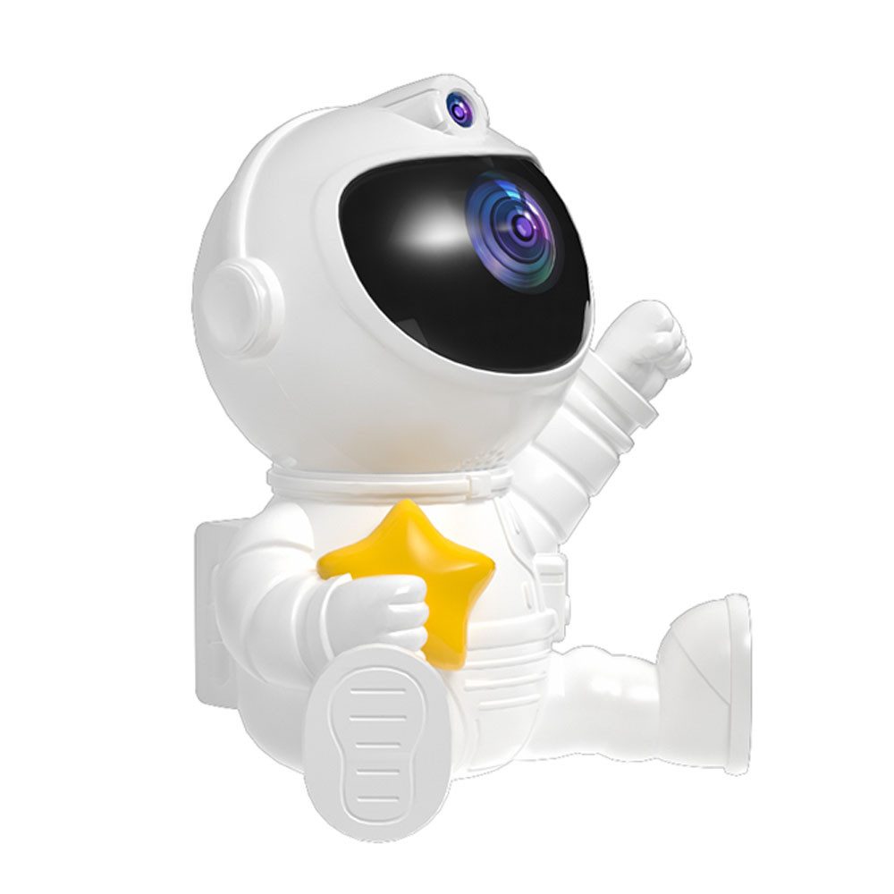 PRIISF LED Nachtlicht LED-Sternenhimmel Projektor Galaxy Astronauten Projektionslampe Nebula, LED fest integriert, Stern Starry 360° Drehen, Kinder Nachtlampe Sternenprojektor Geschenk