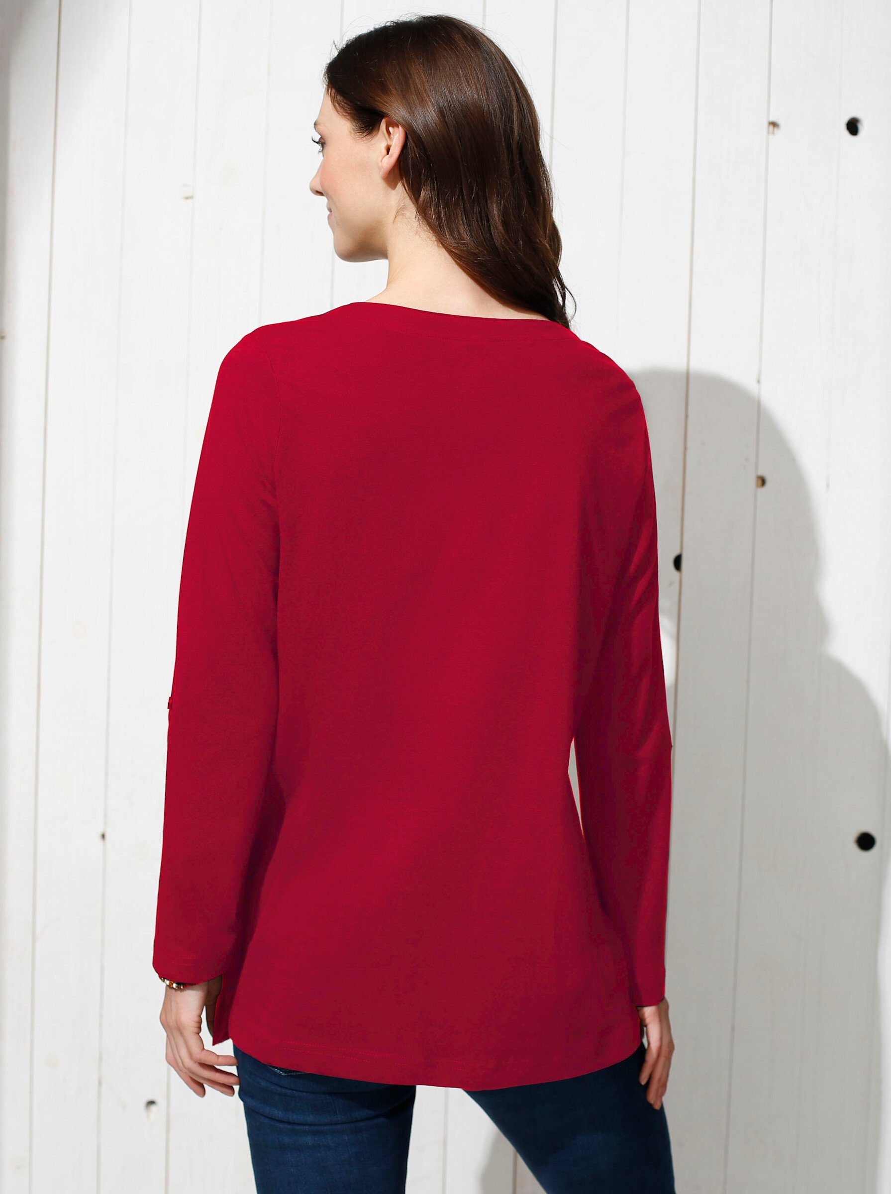 Sieh an! T-Shirt Longshirt Langarm