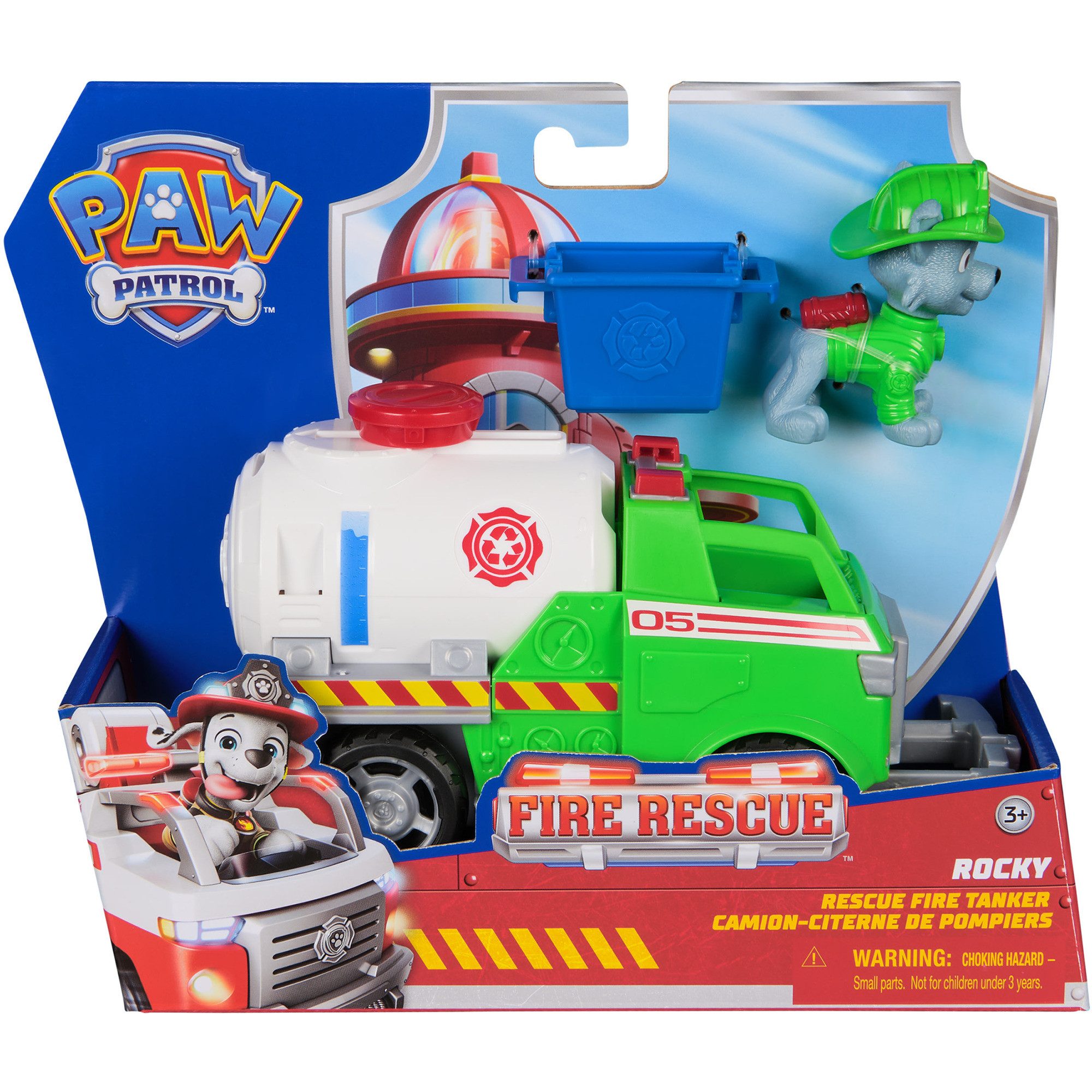 PAW PATROL Spielzeug-Auto Spin Master Paw Patrol Fire Rescue - Rockys