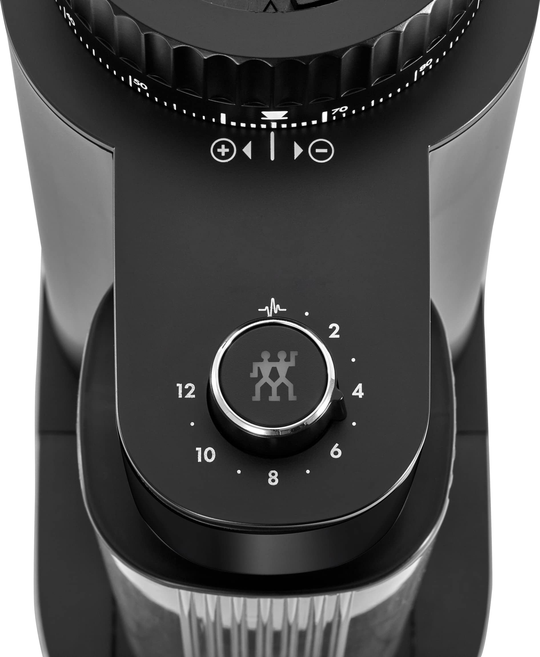Zwilling Kaffeemühle Enfigy schwarz, 135 Watt, 140 Mahlgradeinstellungen, Edelstahl-Kegelmahlwerk