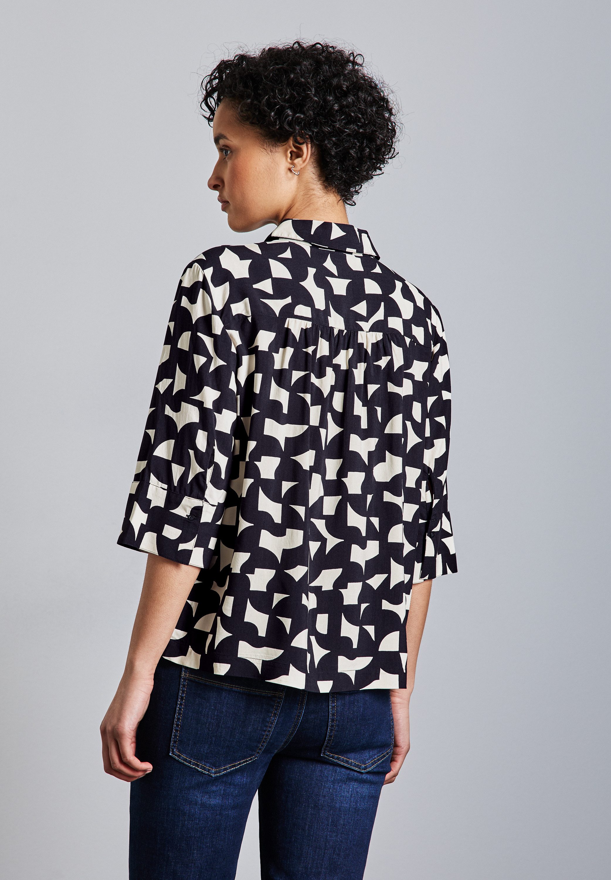 STREET ONE Hemdbluse aus softer Viskose