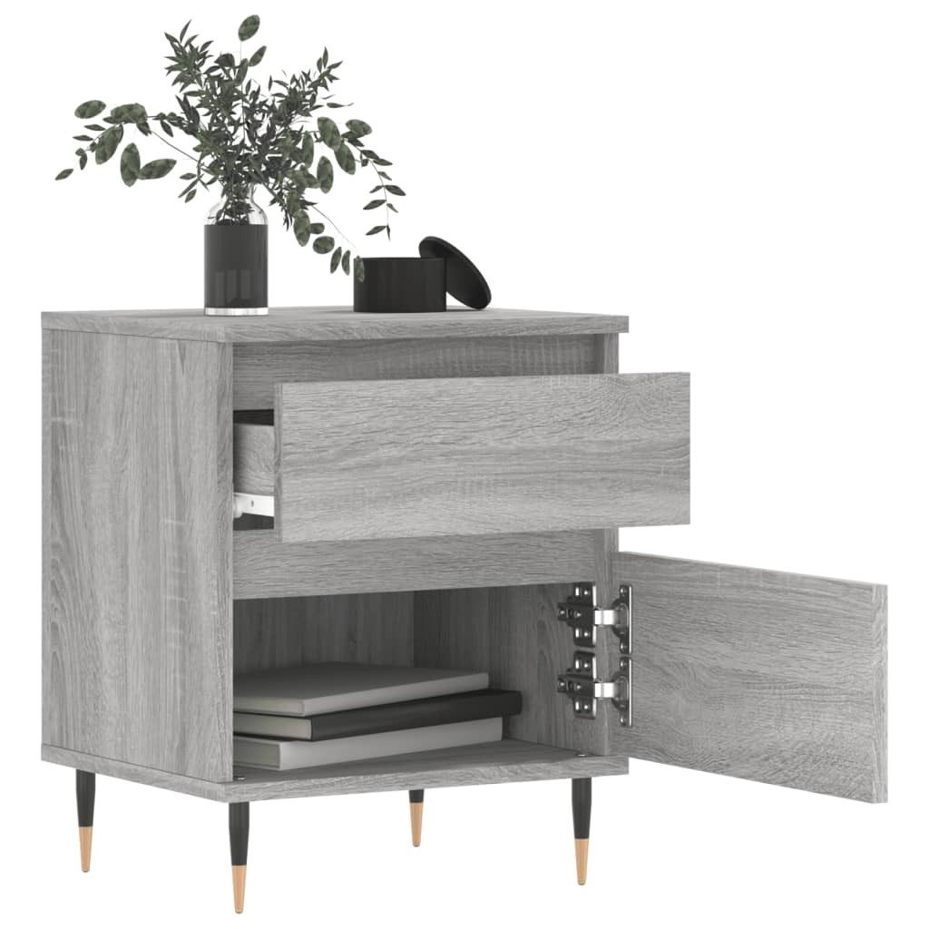 vidaXL Nachttisch Nachttisch Grau Sonoma 40x35x50 günstig online kaufen