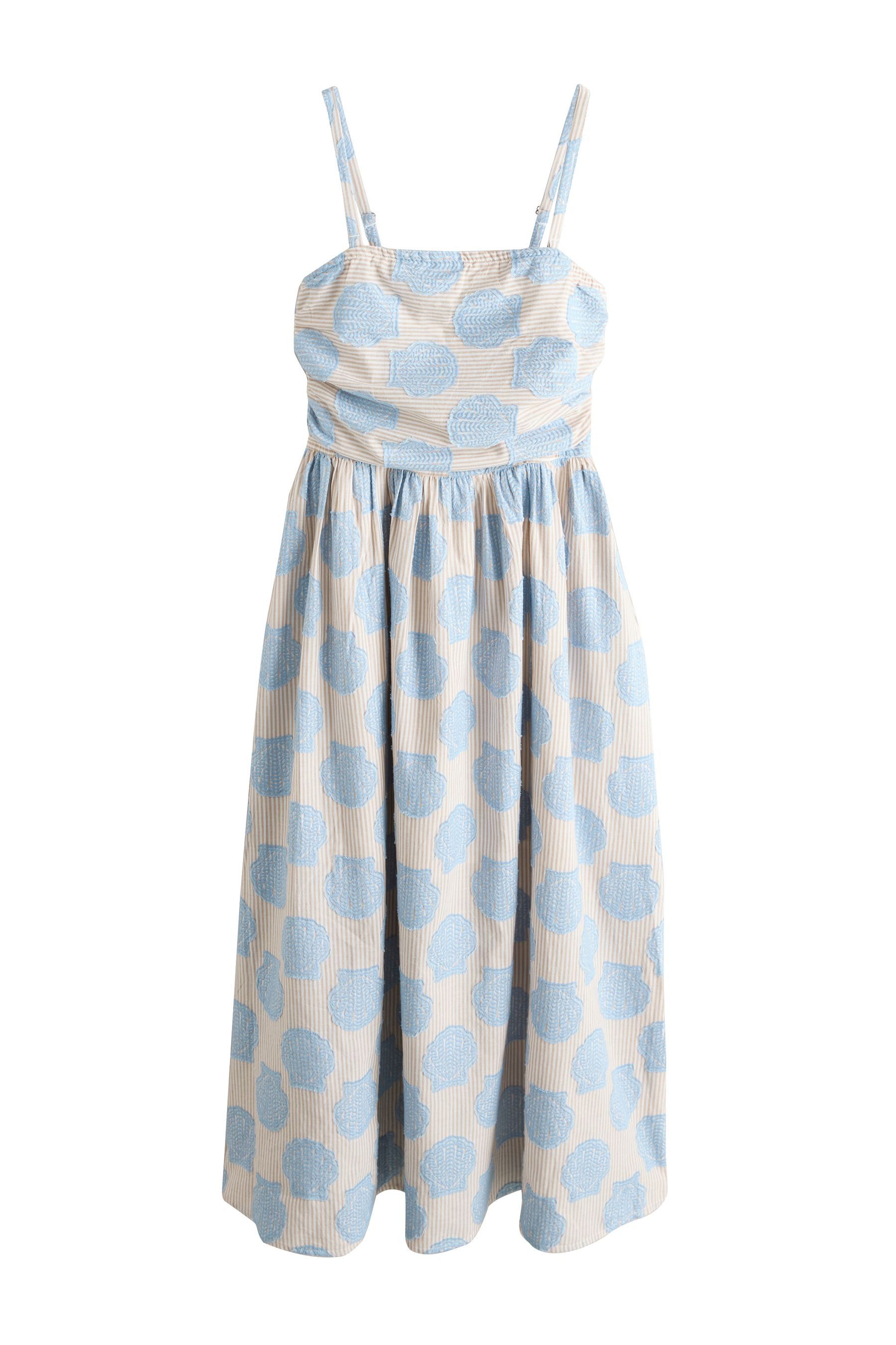 Next Midikleid Gerafftes Bandeau-Midikleid, Petite (1-tlg)