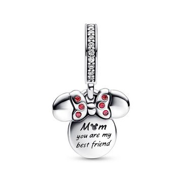 Pandora Bead Disney Charm Anhänger Minnie Maus von PANDORA, silber, rosé