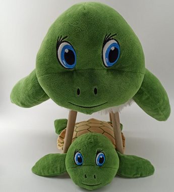 soma Kuscheltier Plüsch Schildkröte XXL 30cm Plüsch Schildkröte Kuscheltier grün P (1-St), Super weicher Plüsch Stofftier Kuscheltier für Kinder zum spielen