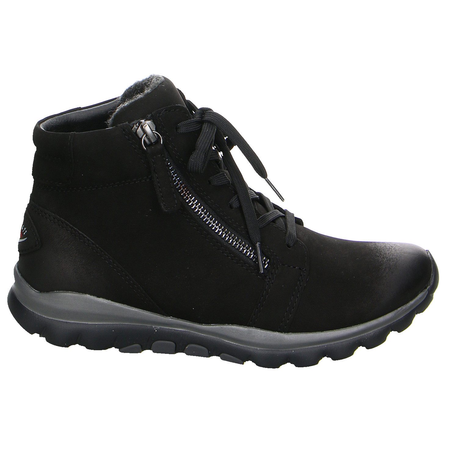 Gabor Fashion Nubuk Comfort Stiefelette schwarz Stiefelette