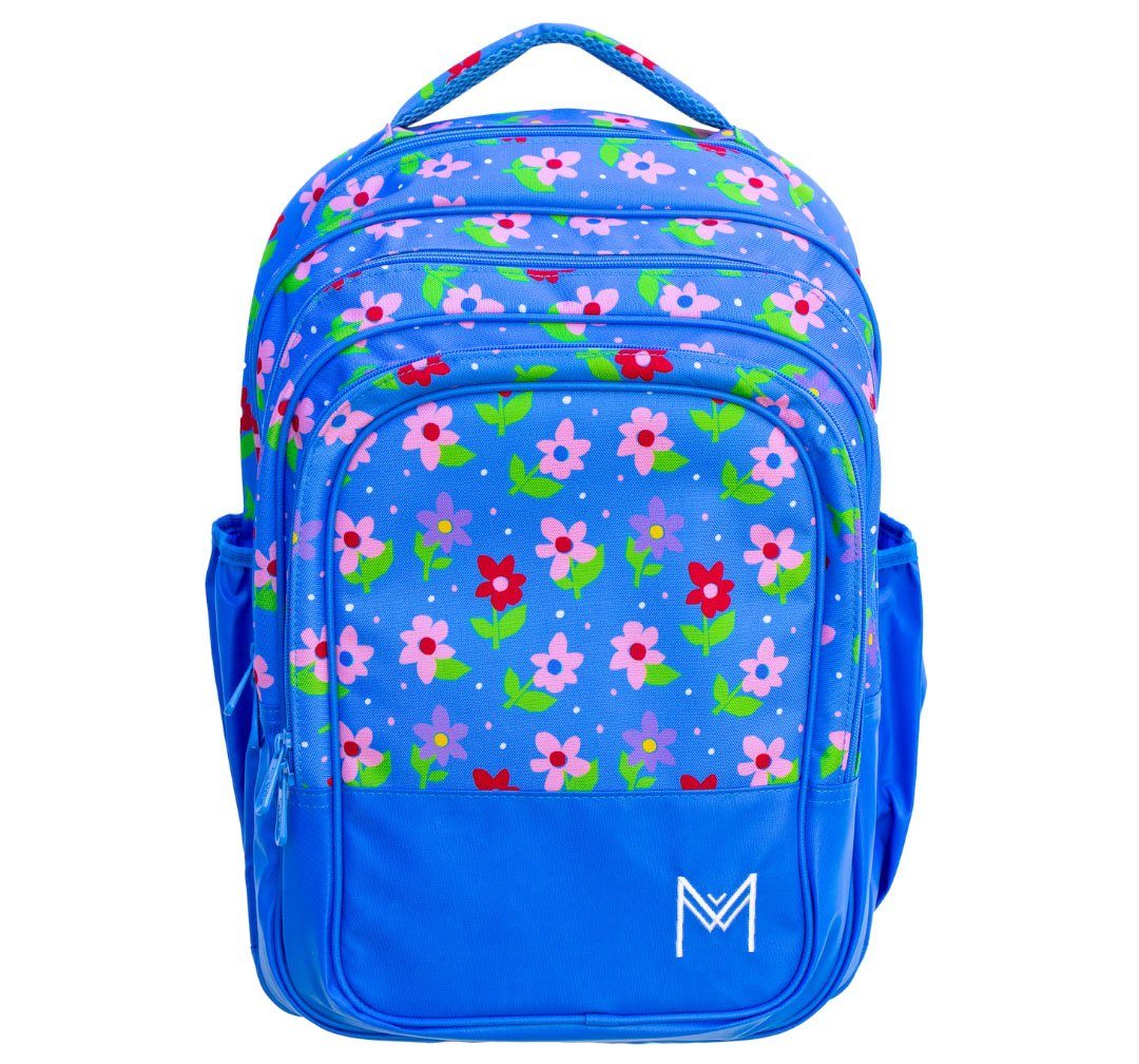 MontiiCo Kinderrucksack Großer Rucksack für Kinder - Schultasche für  Mädchen, Blumen