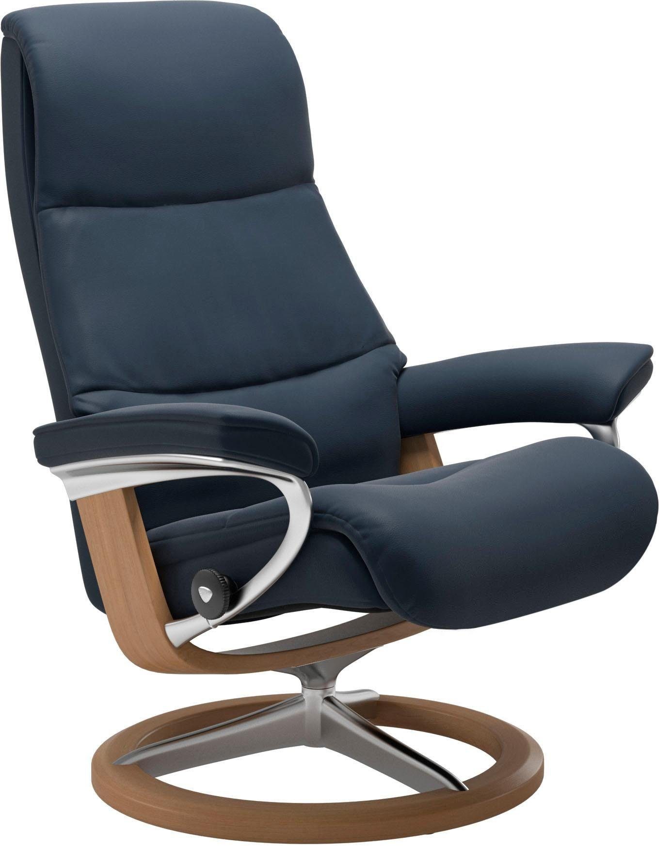 Stressless® Relaxsessel View, mit Signature Base, Eiche Größe S,Gestell