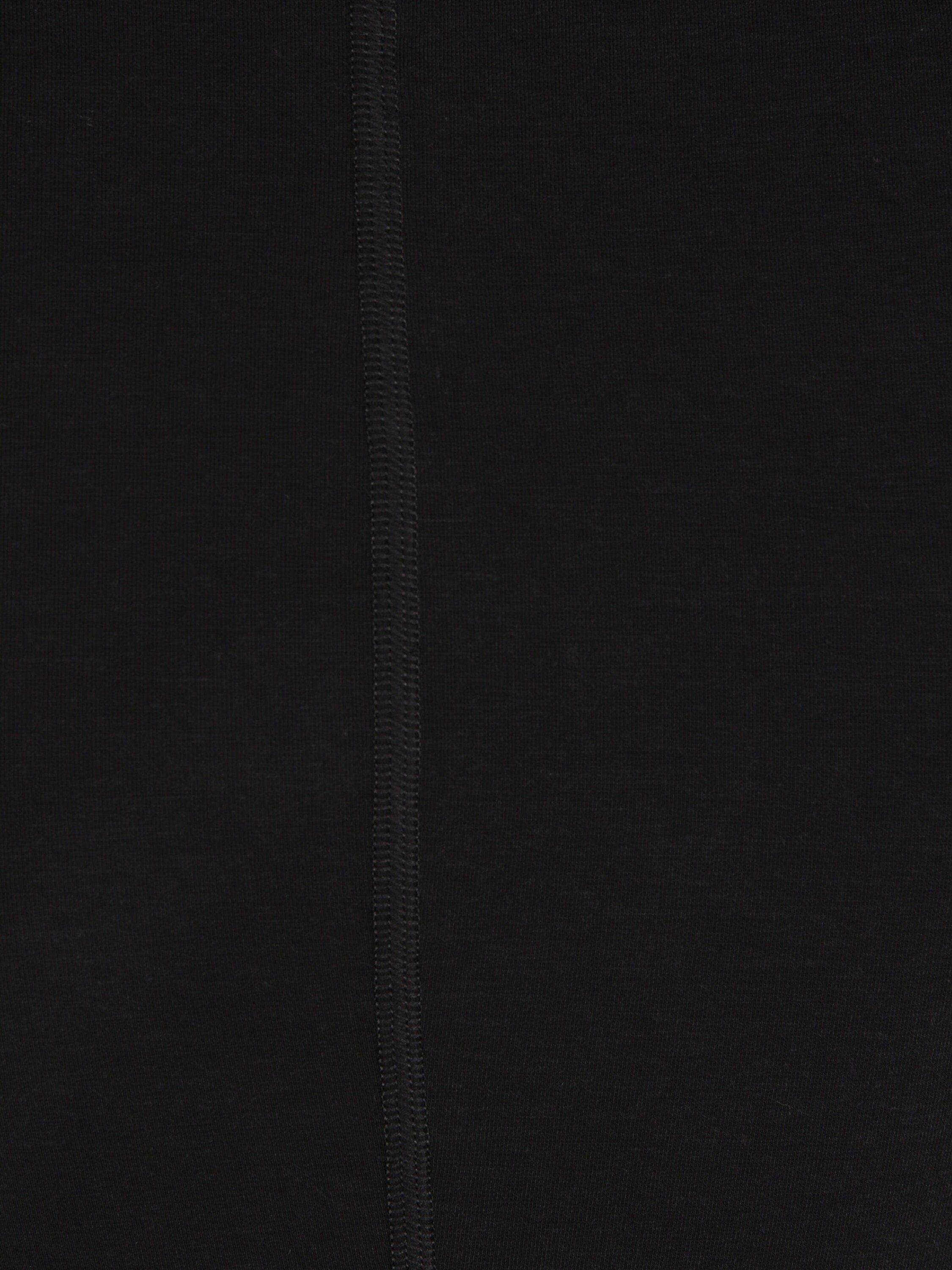 Schiesser Unterhemd Details schwarz Plain/ohne (1-St)