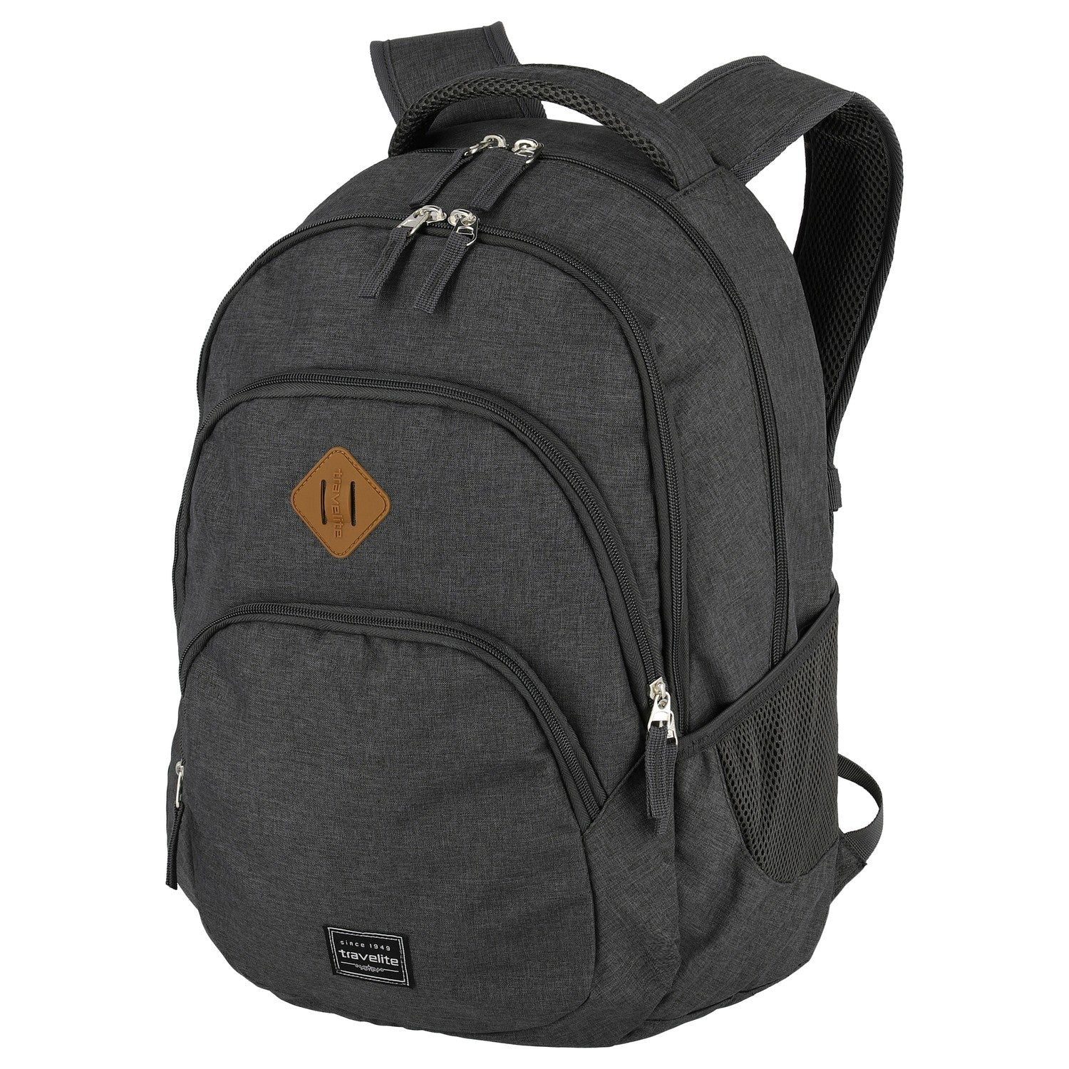 travelite Laptoprucksack Basics Melange - Rucksack 45 cm (anthracite) günstig online kaufen
