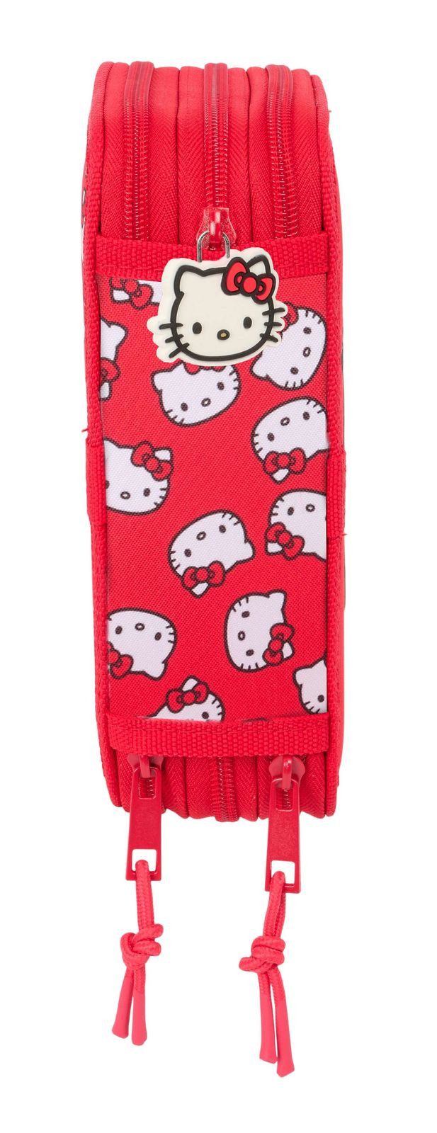 safta Federmäppchen Hello Kitty - Mäppchen Federmappe, 37 Teile, 3-fach gefüllt, (37-tlg., Mädchen), Reißverschluss
