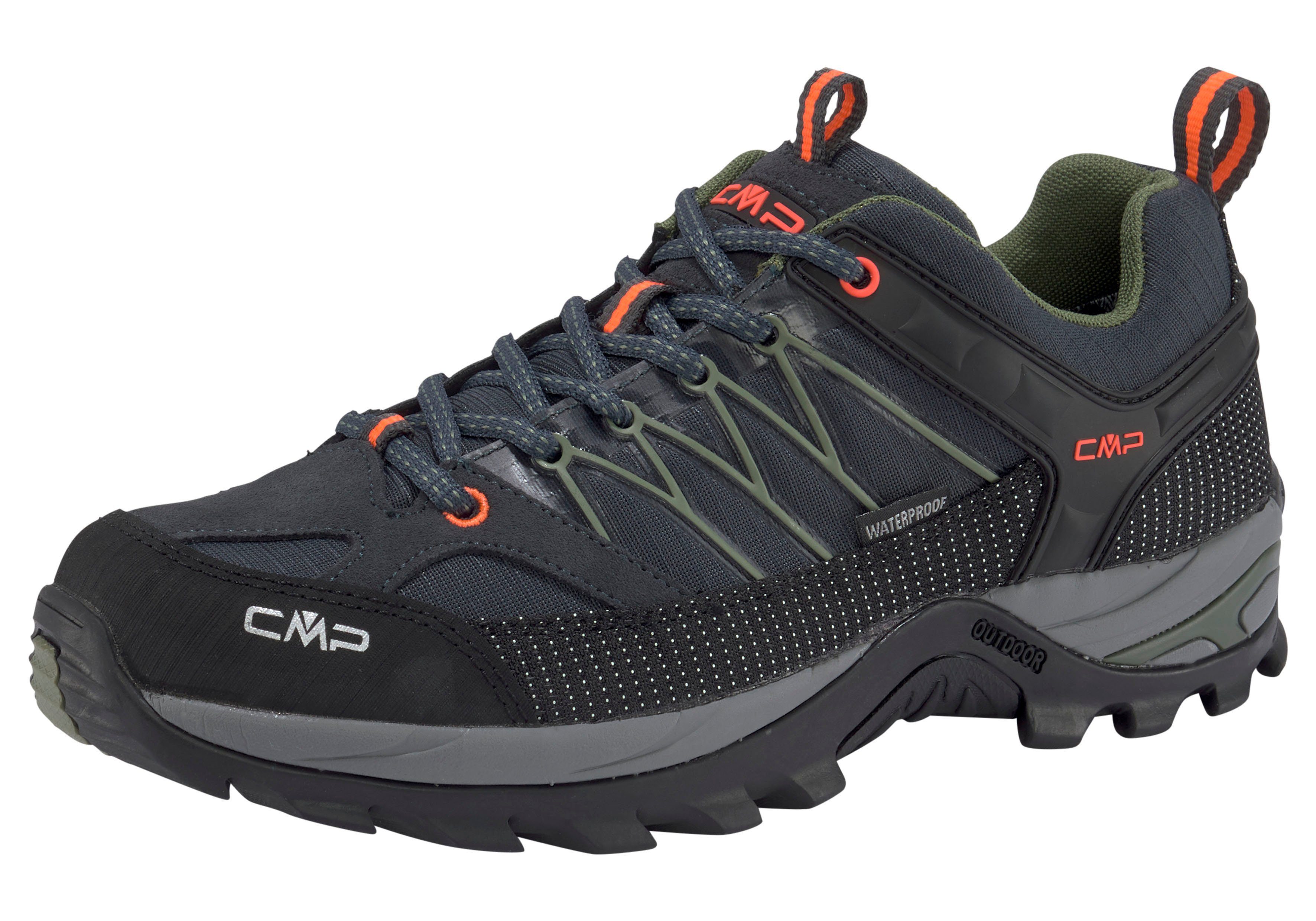 CMP Rigel Low Waterproof Wanderschuh wasserdicht anthra-grün