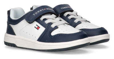 Tommy Hilfiger LOW CUT LACE-UP/VELCRO SNEAKER Sneaker mit Klettriegel, Freizeitschuh, Halbschuh, Schnürschuh