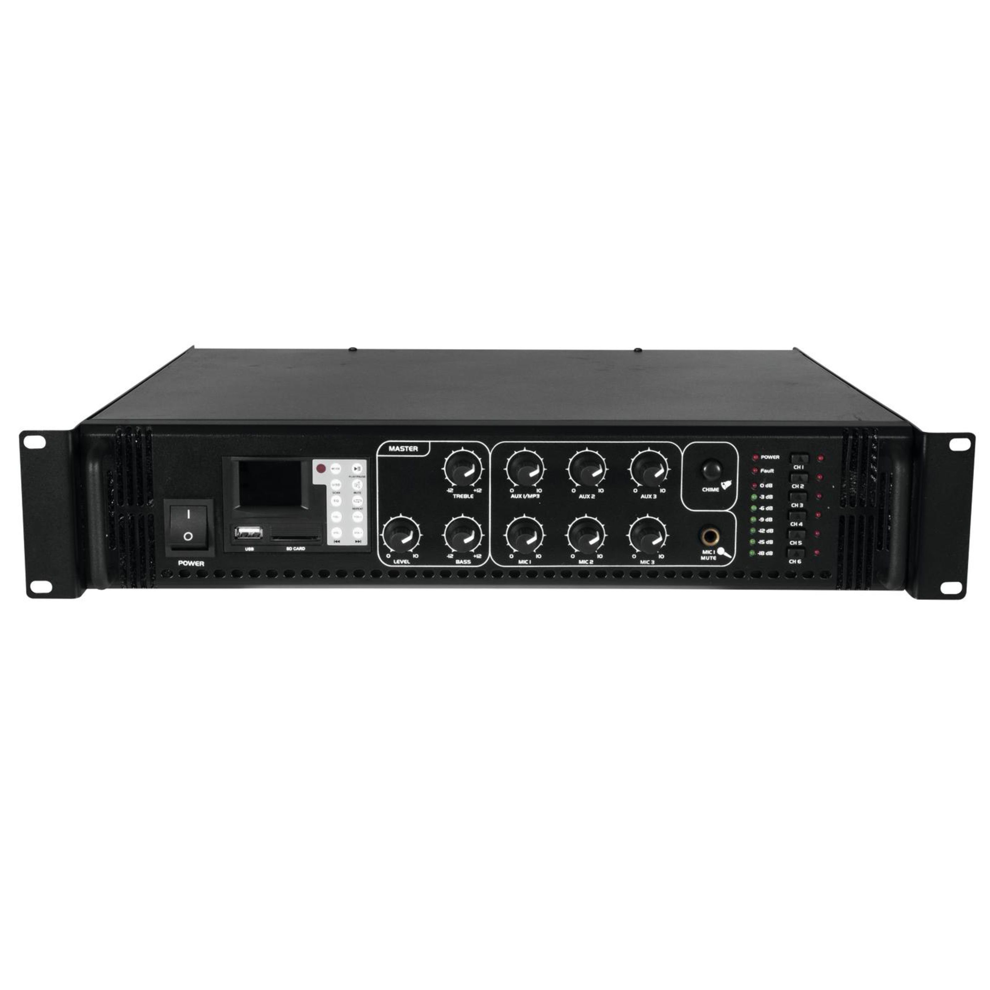 Omnitronic Endverstärker (MPZ-500.6P Mischverstärker - Endstufe)