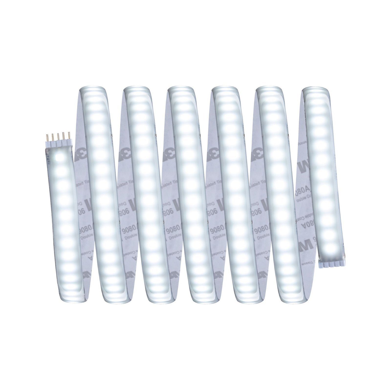 Paulmann LED-Streifen MaxLED 1000 Stripe 2,5m Daylight Cover 6500K 29W 24V Silber Kunststoff, 1-flammig, IP44
