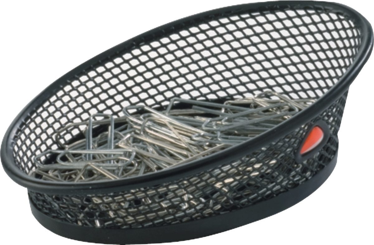 ALBA Tischaufsatz Klammernspender MESHCLIP 105x70x40mm schwarz