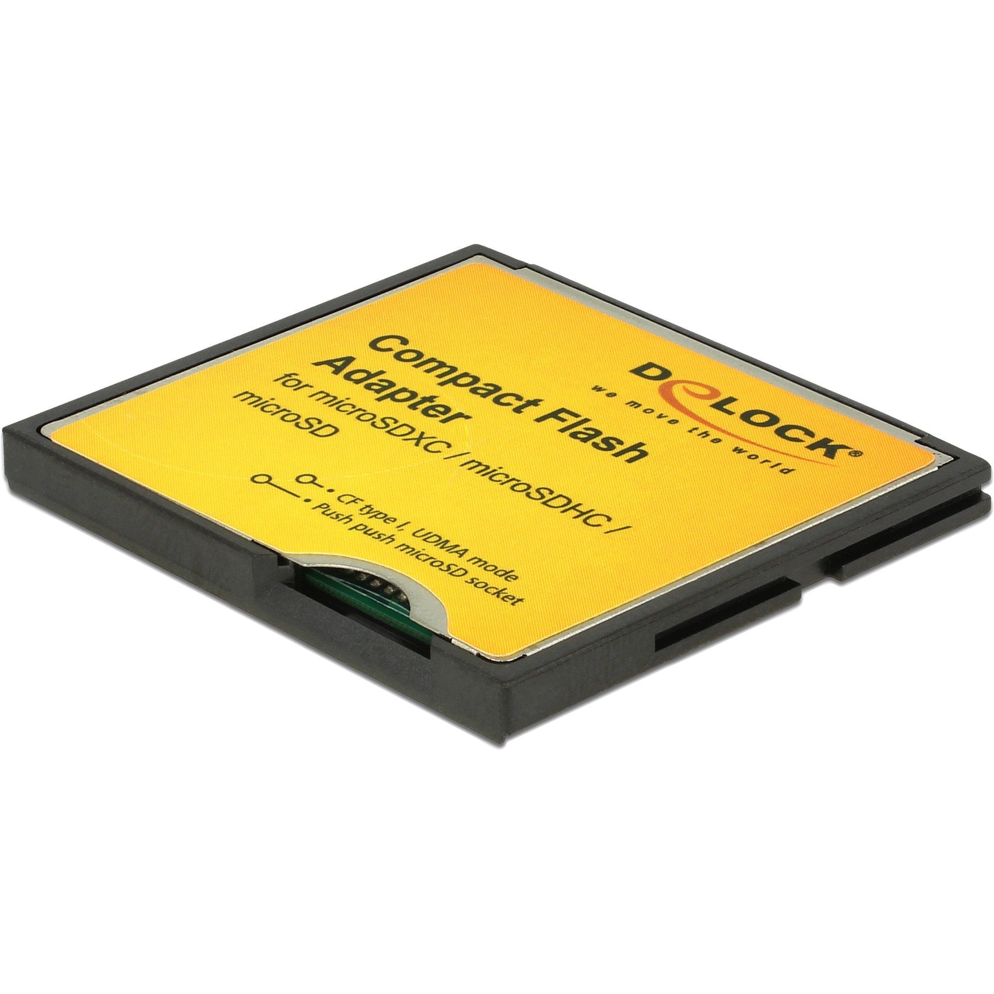 Speicherkartenleser DeLOCK Adapter CF I zu micro SDHC, Kartenleser