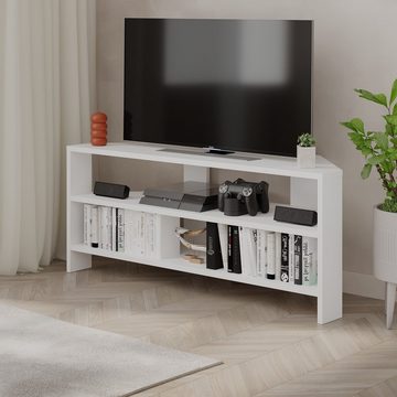 Decortie TV-Schrank Thales (1 set) Modernes Eck-Fernsehgerät Multimedia-Center, 110 x 36 x 45 cm