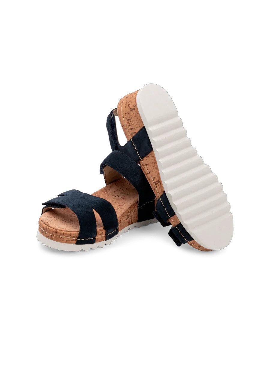 vitaform Damen Sandaletten Veloursleder Sandalette
