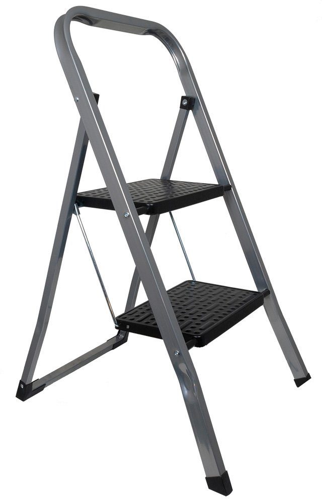 Trittleiter 2 Stufen klappbar bis 150kg Stufenleiter