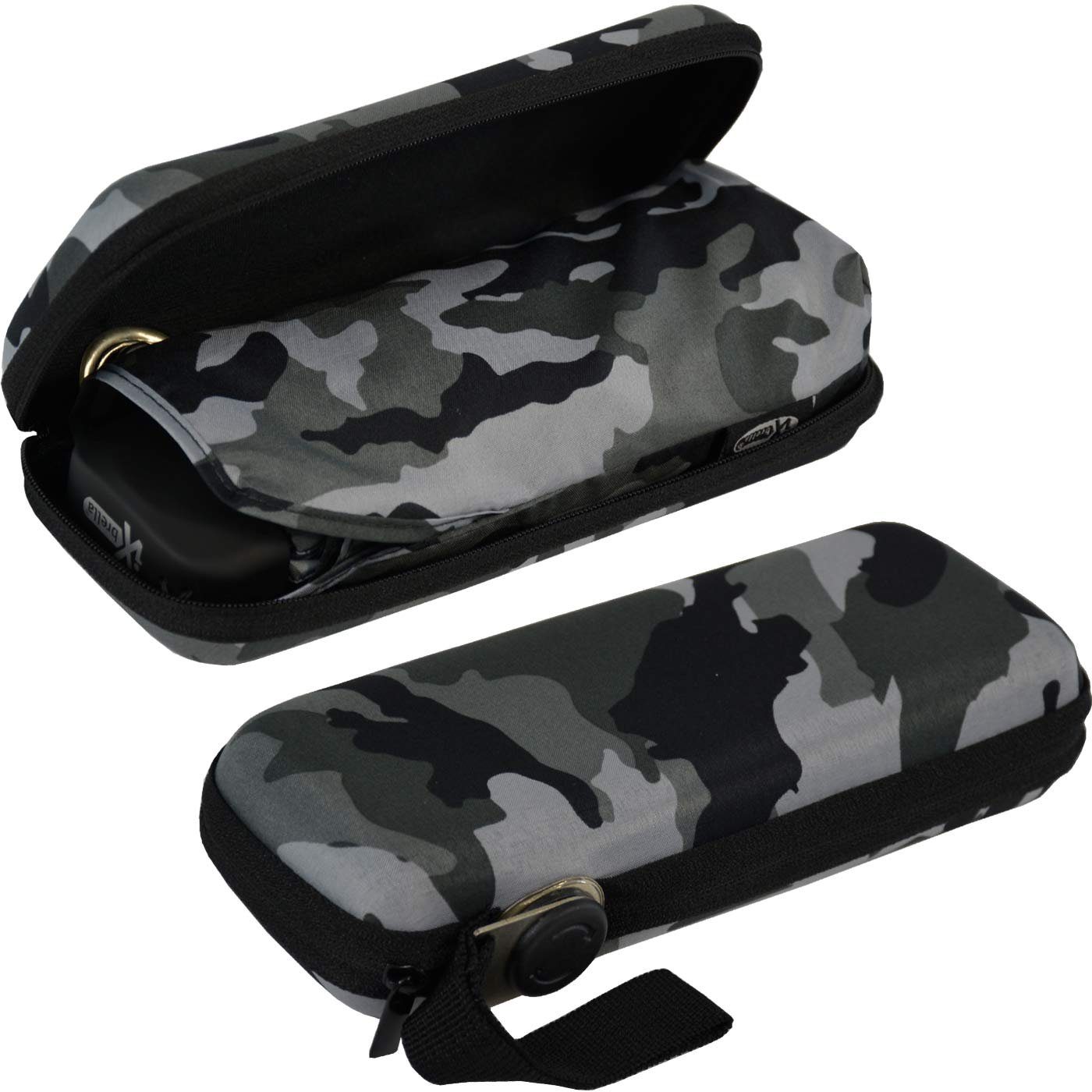iX-brella Taschenregenschirm Super Mini Schirm mit großem Dach 94cm - Camouflage, super-mini